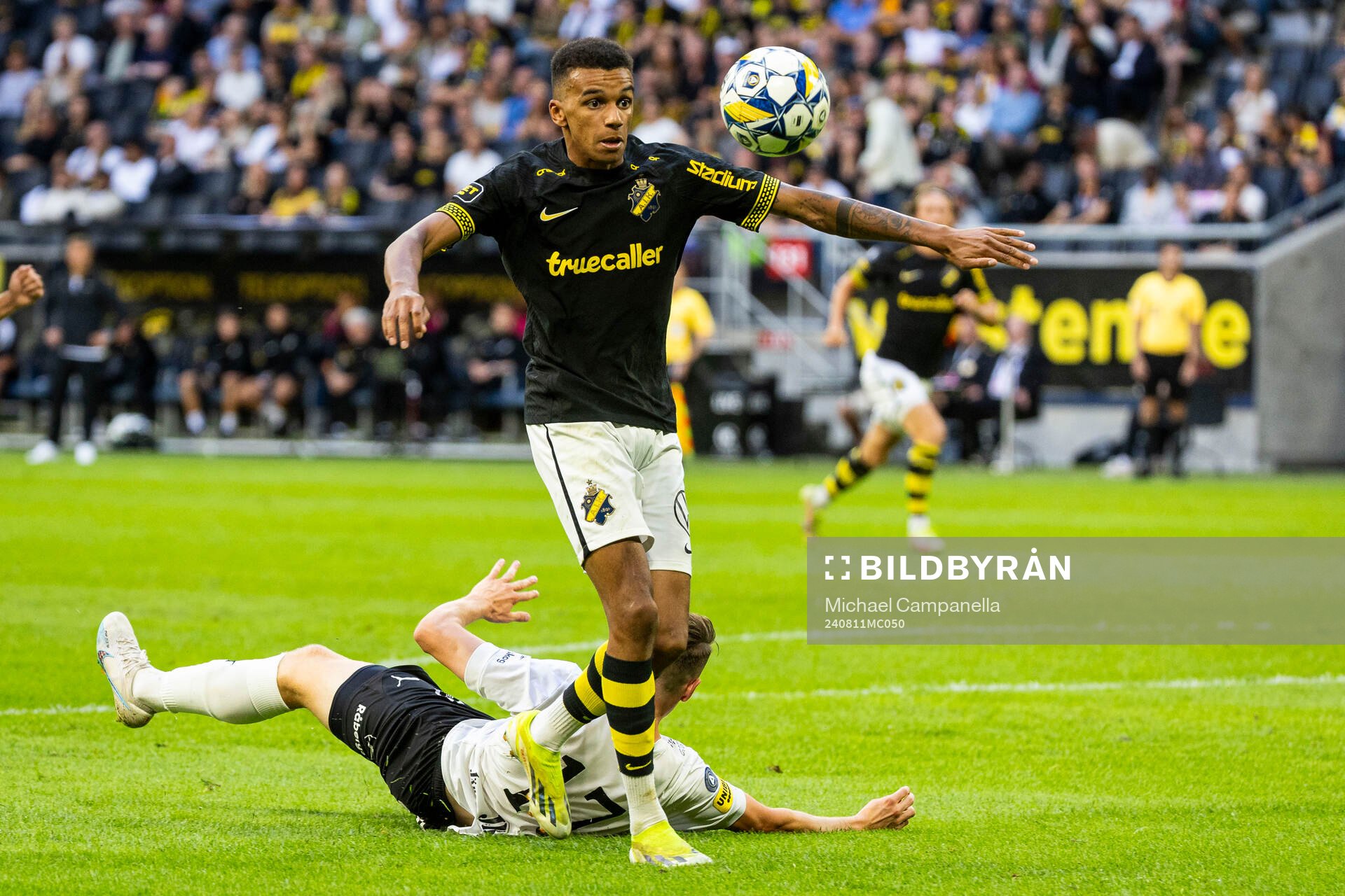 AIKs Rui Manuel Muati Modesto gör 1-0 målet
