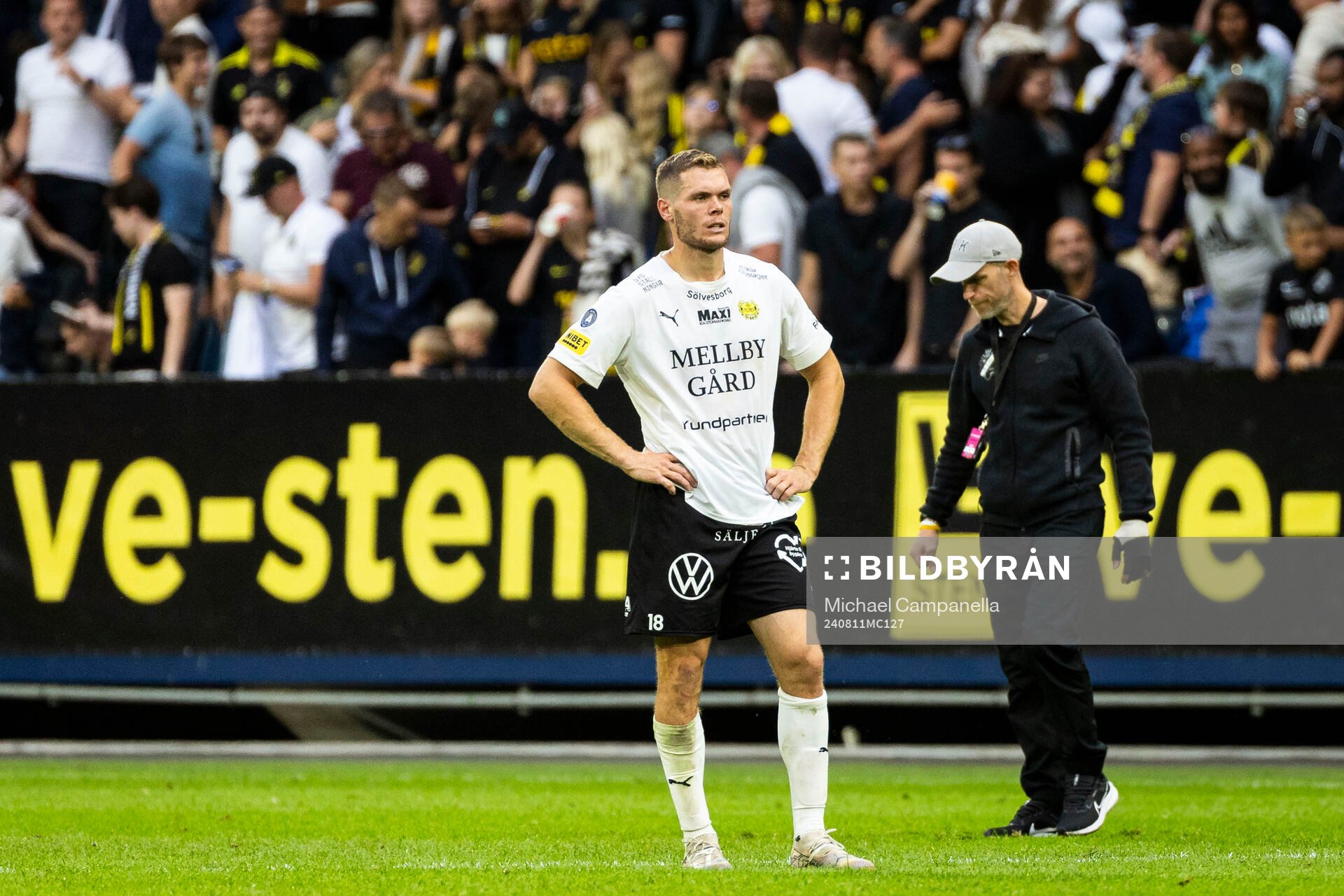 Mjällbys Jacob Bergström deppar