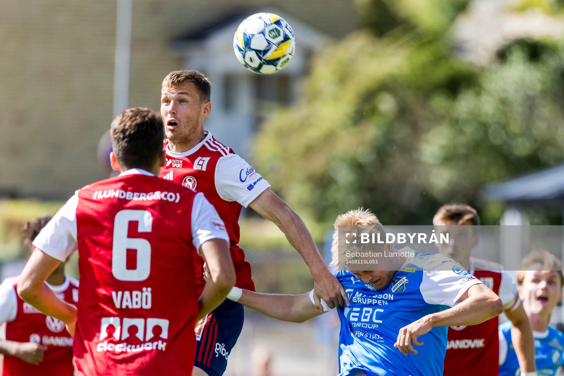 Sandvikens IFs Daniel Söderberg och IK Oddevolds Axel