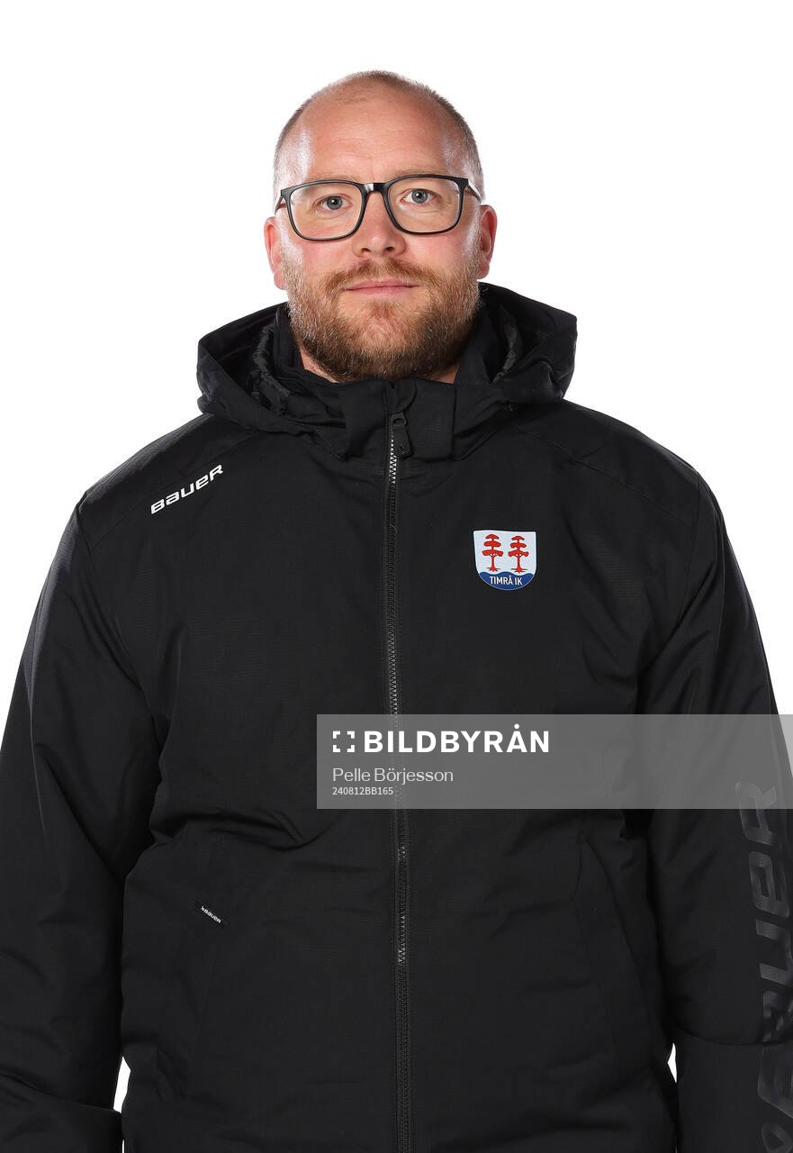 Timrås materialförvaltare Hampus Eriksson