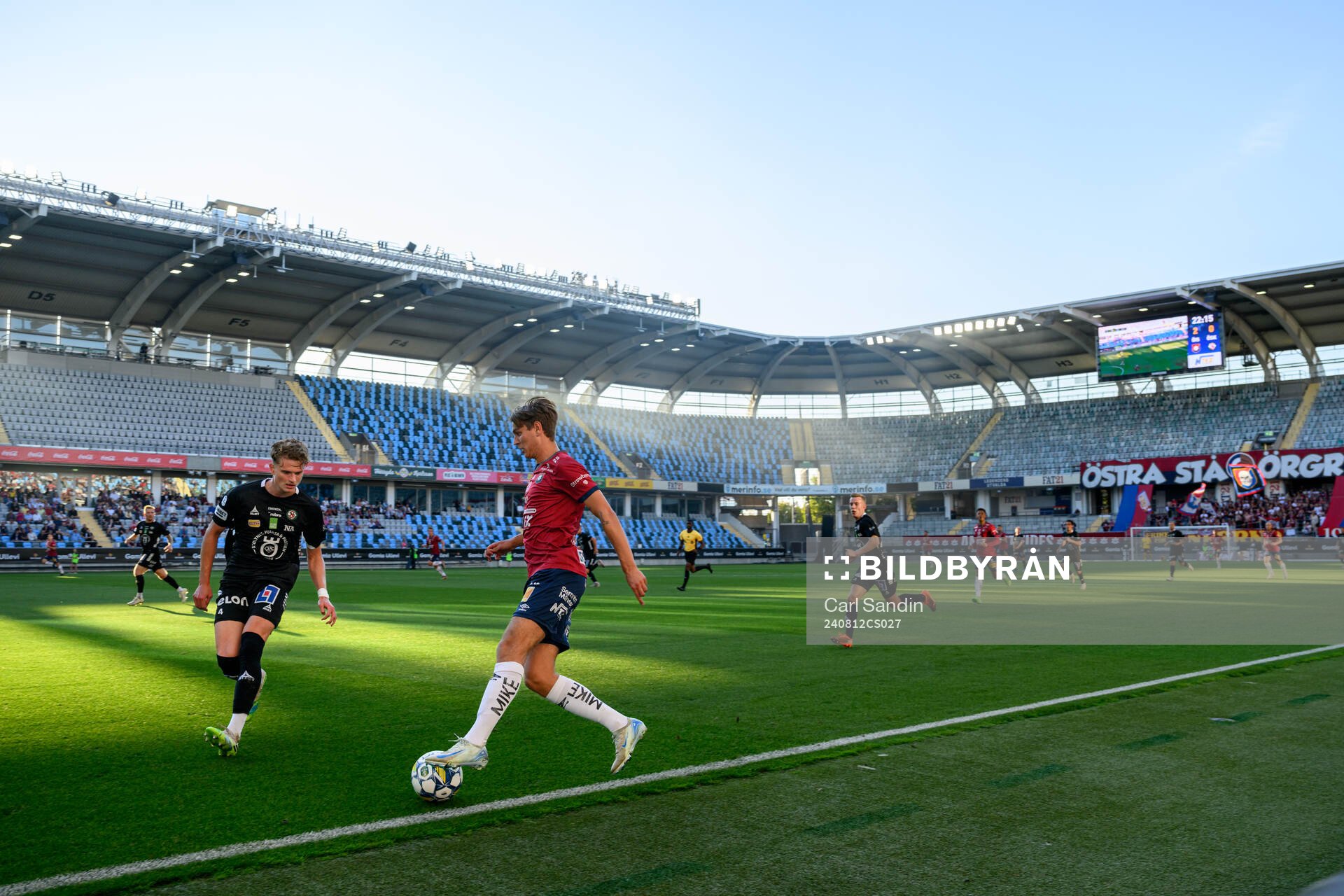 Örebros Erik McCue och Örgrytes Noah Christoffersson