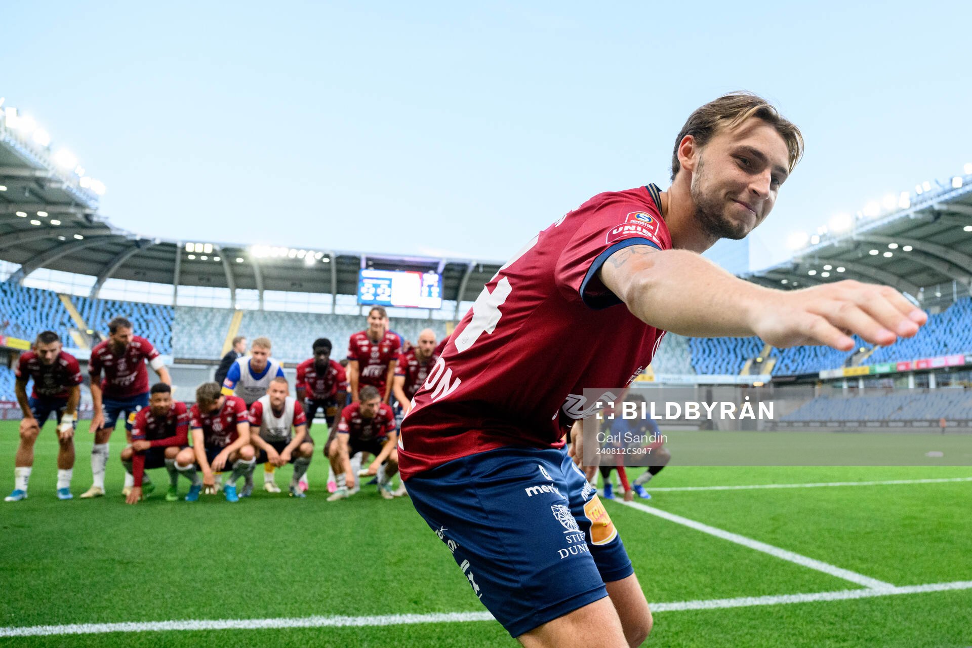 Örgrytes William Svensson jublar
