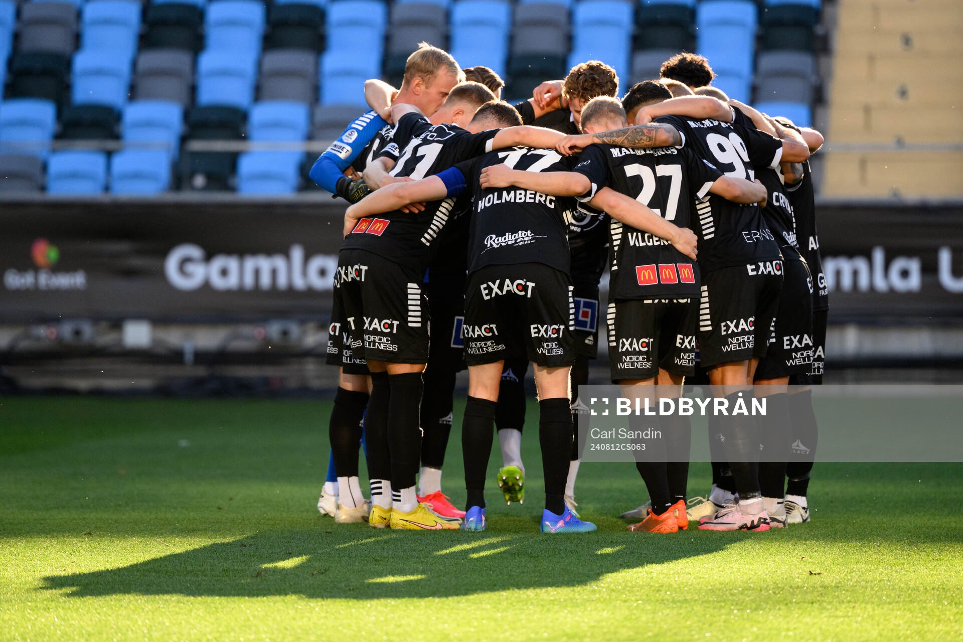 Örebros spelare samlas
