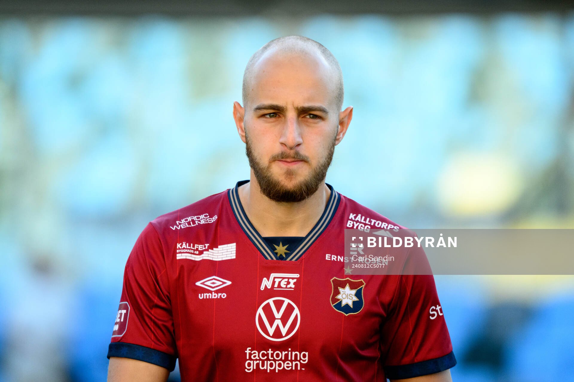 Örgrytes Amel Mujanic vid lineup