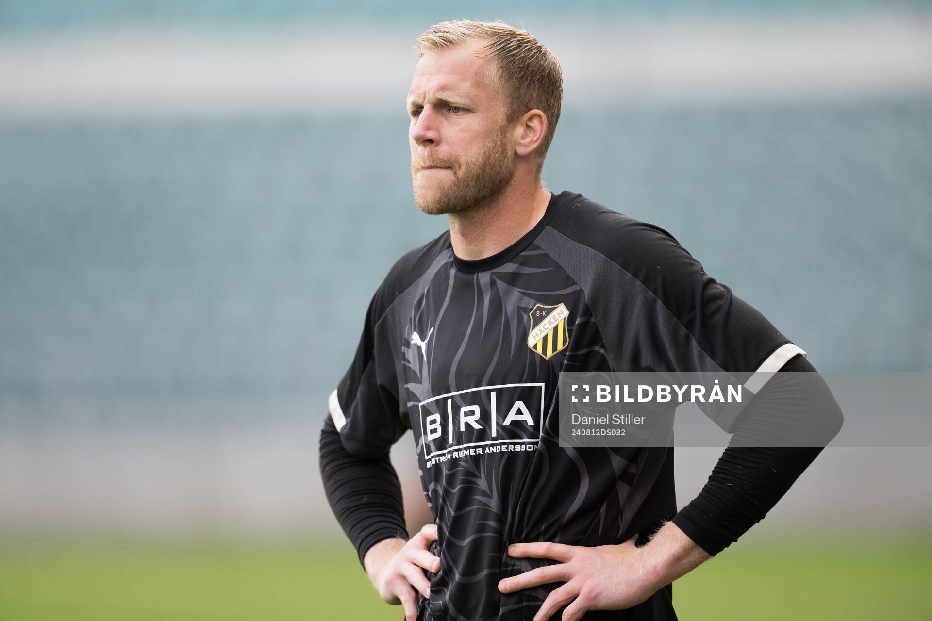 Goalkeeper Peter Abrahamsson of Häcken