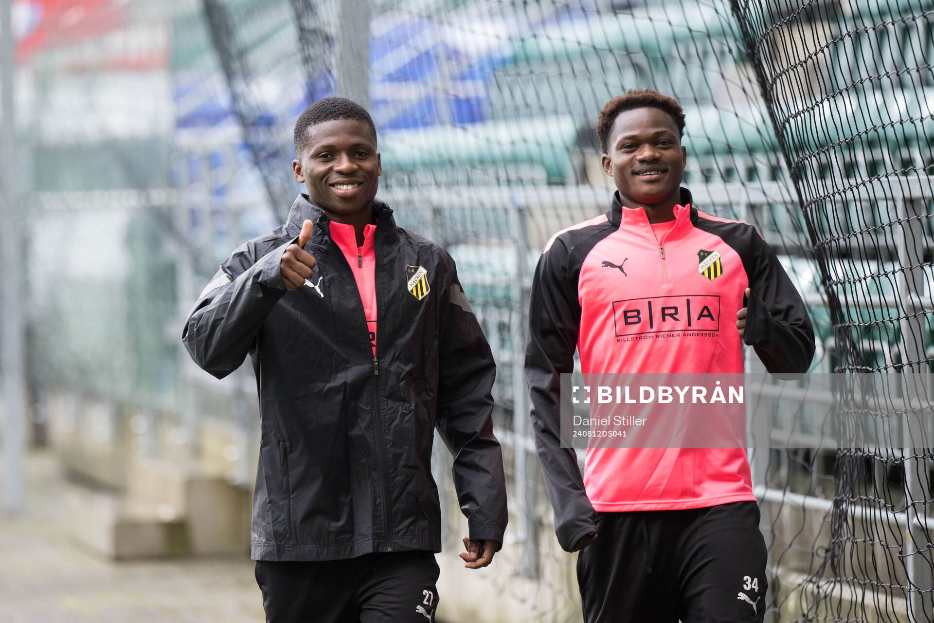 Akoua Romeo Amane and Severin Nioule of Häcken