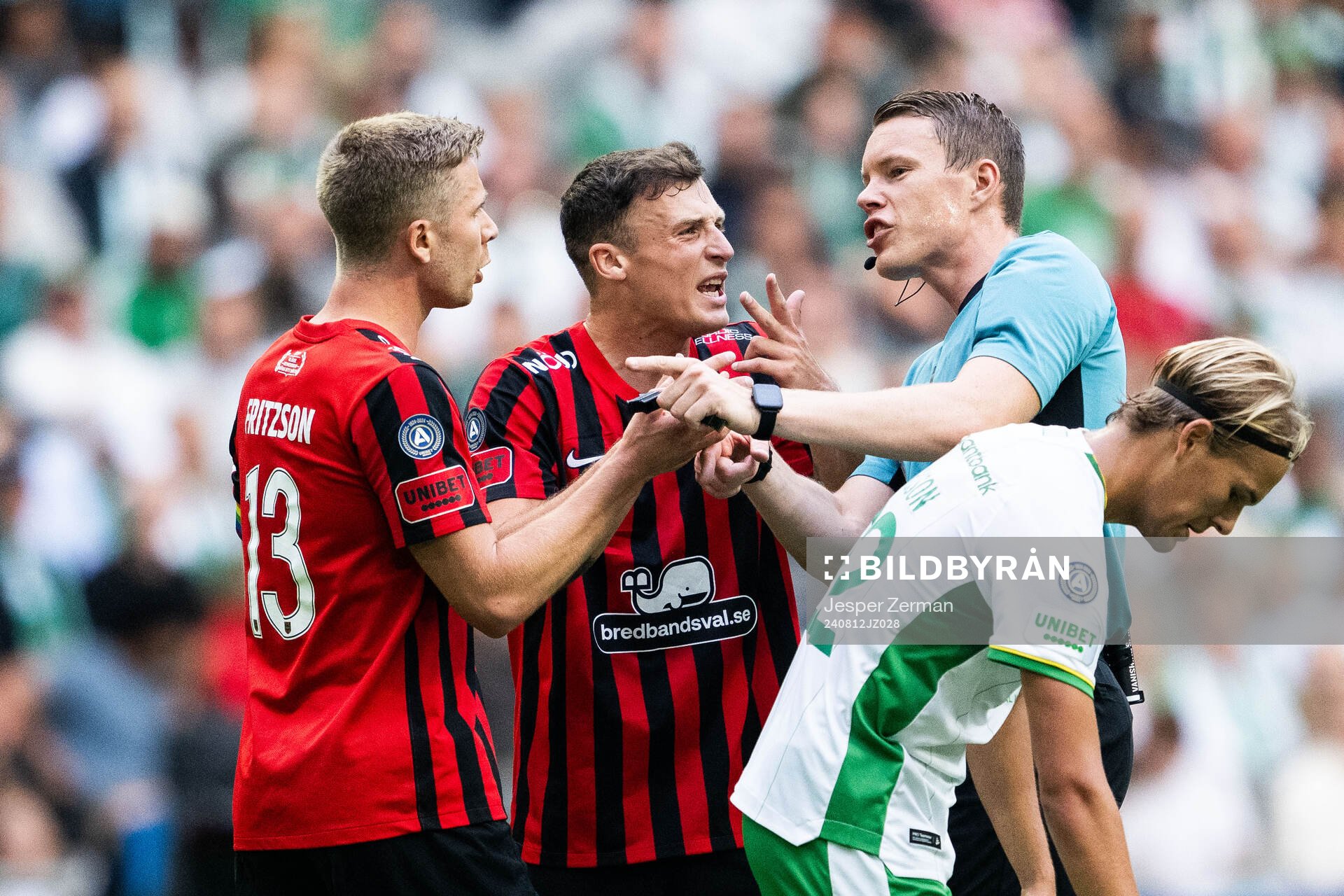 Brommapojkarnas Ludvig Fritzson och Adam Skanning Jakobsen