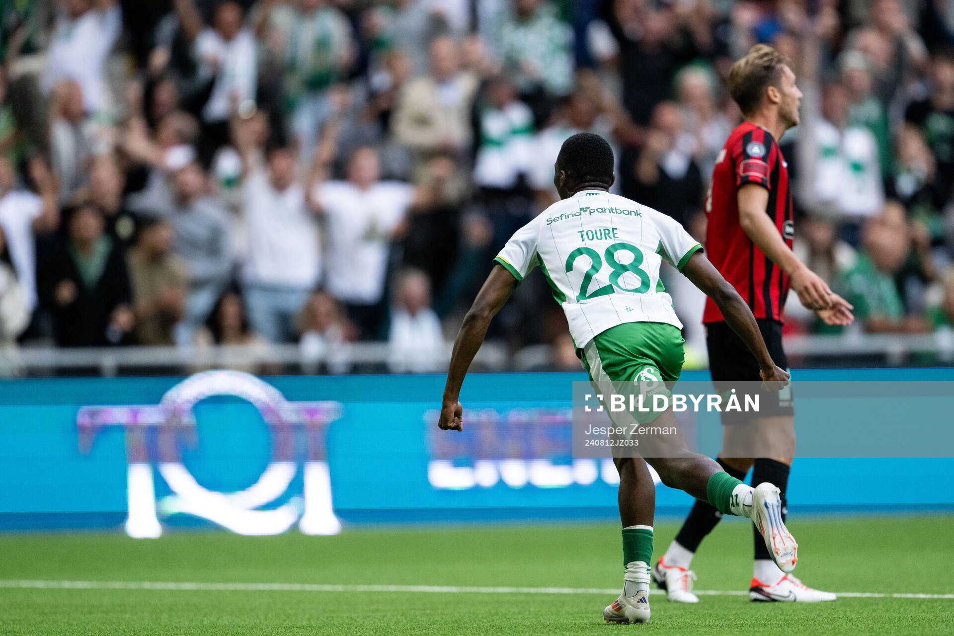 Hammarbys Bouzomana Toure jublar