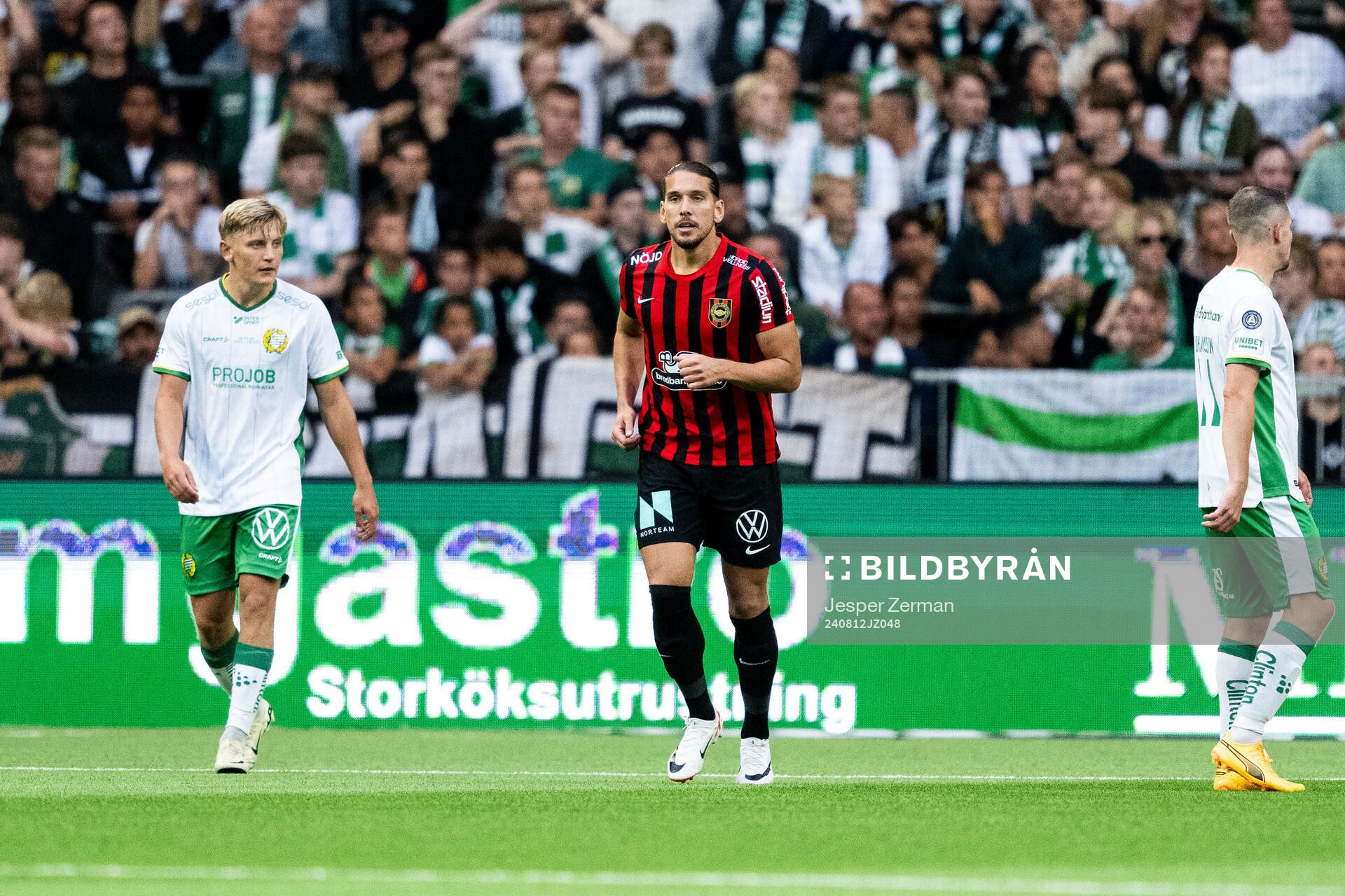 Brommapojkarnas Nikola Vasic jublar