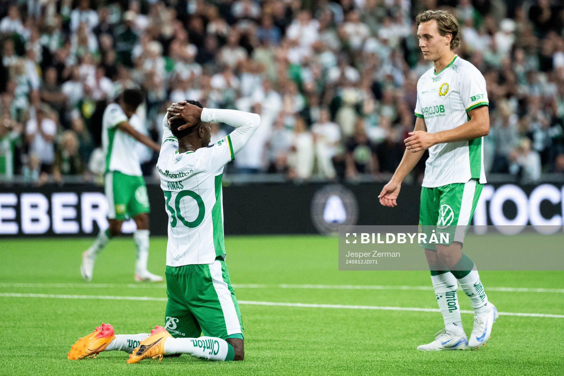 Hammarbys Shaquille Pinas deppar