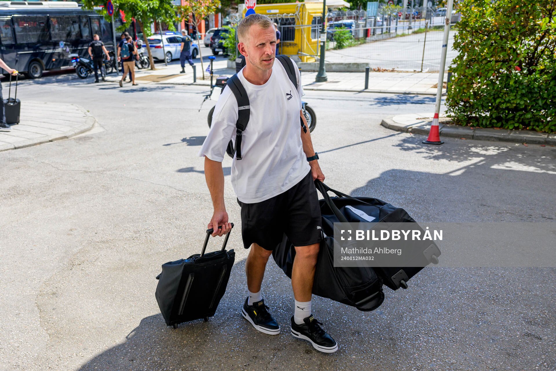 Physiotherapist Alexander Nilsson of Malmö FF