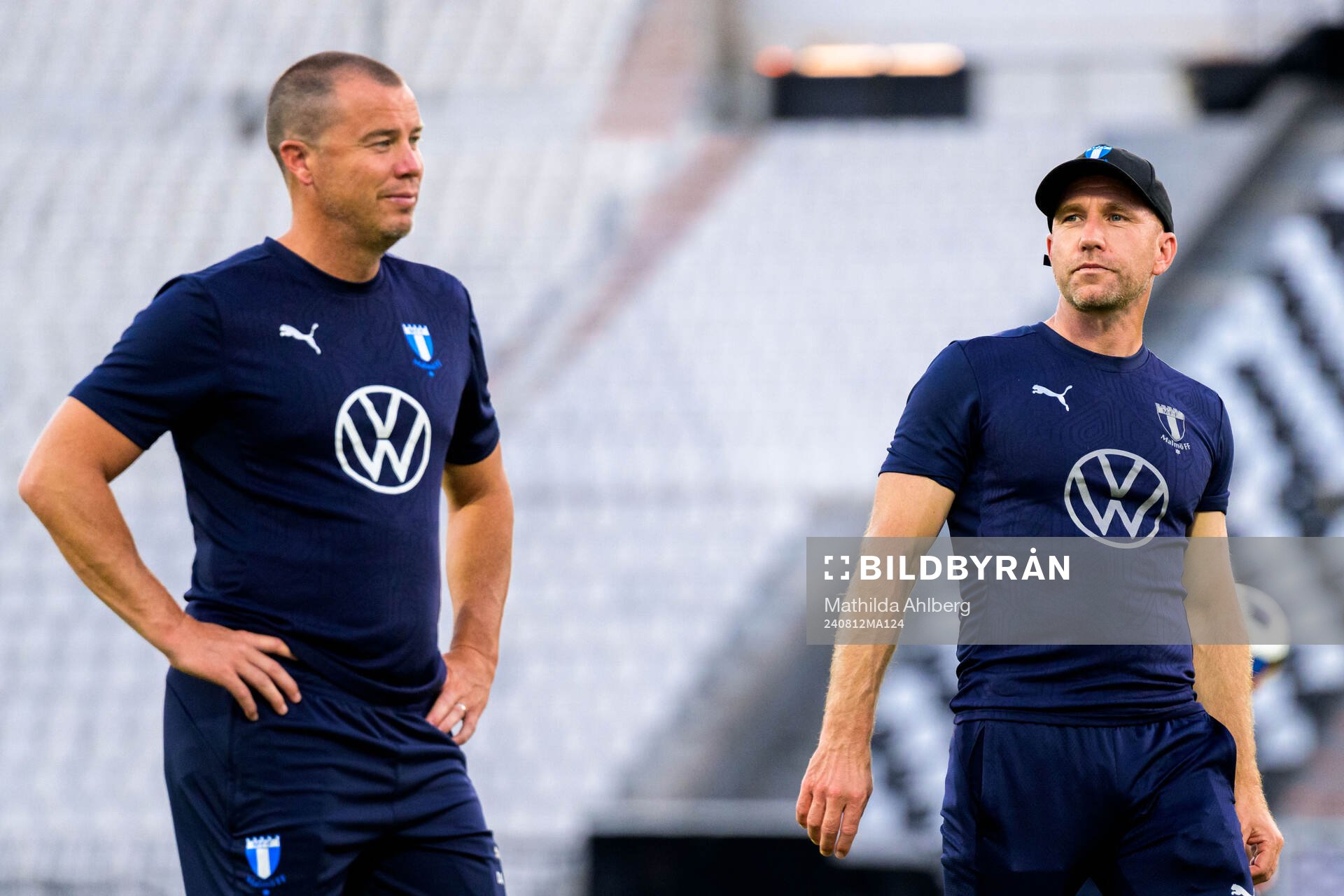 Sports director Daniel Andersson and head coach Henrik