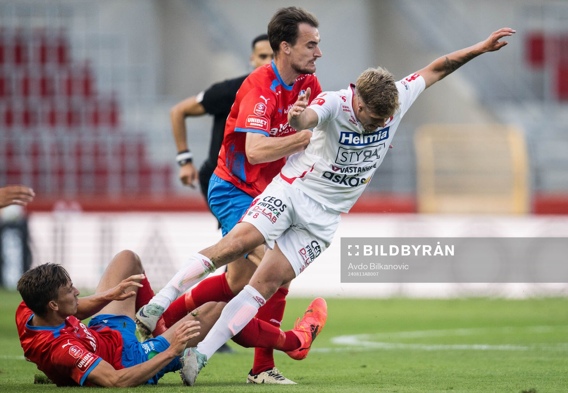 ´he+Wilhelm Nilsson och Degerfors Kevin Holmén