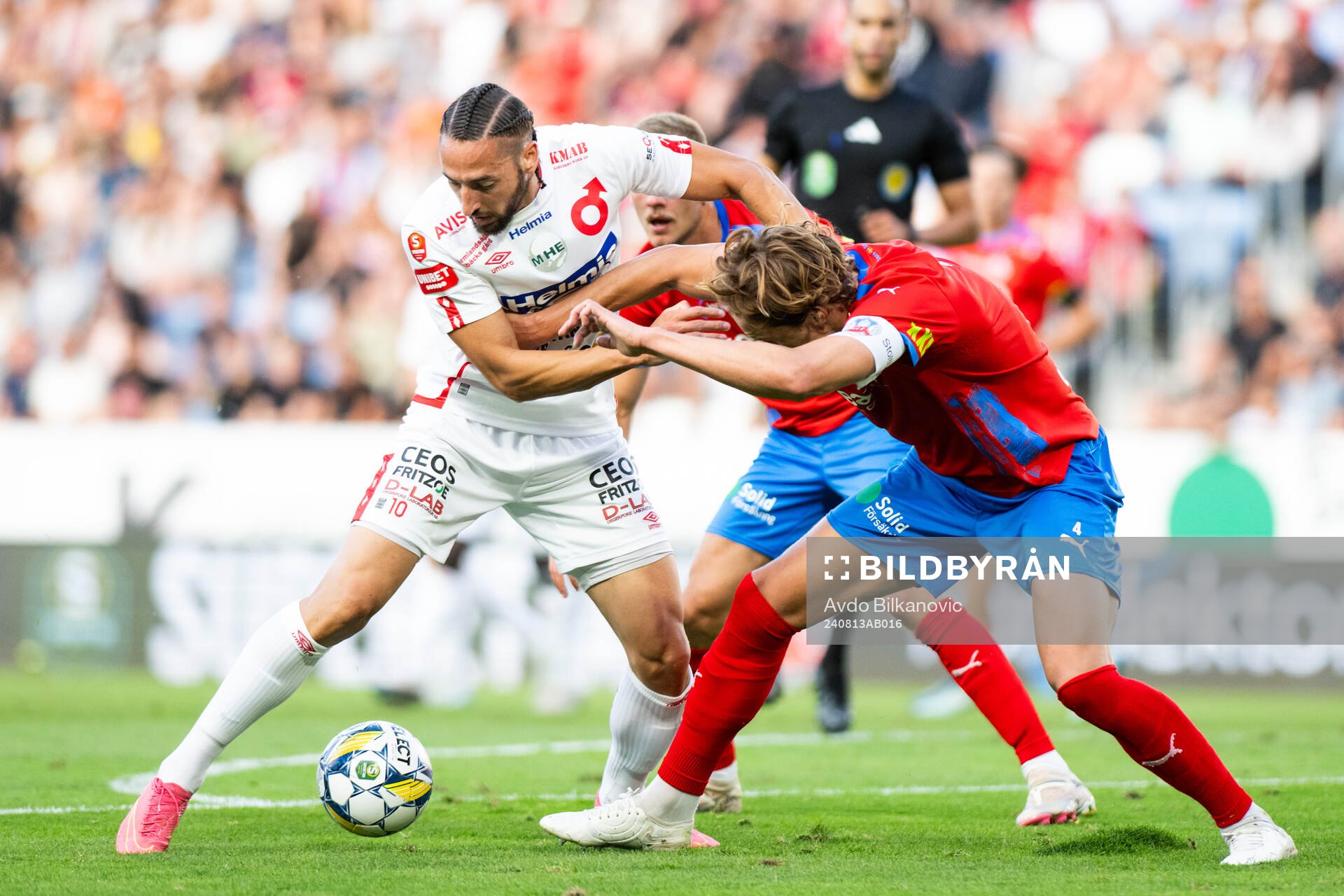 Helsingborgs Thomas Pauck Rogne och Degerfors Dijan