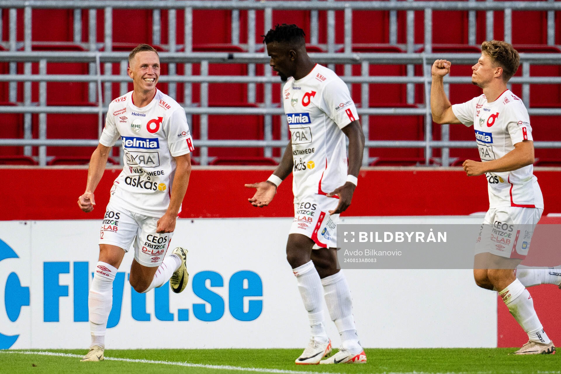 Degerfors Erik Lindell jublar