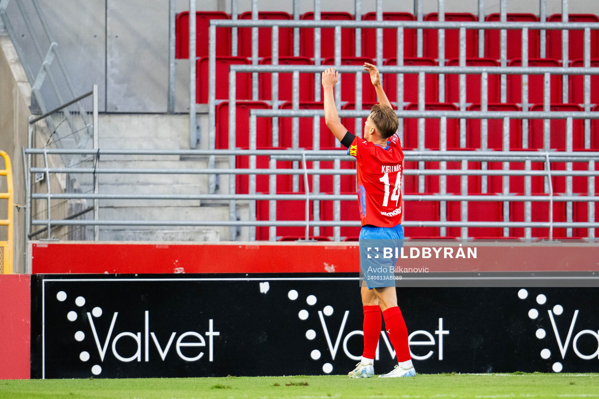 Helsingborgs Lukas Kjellnäs deppar