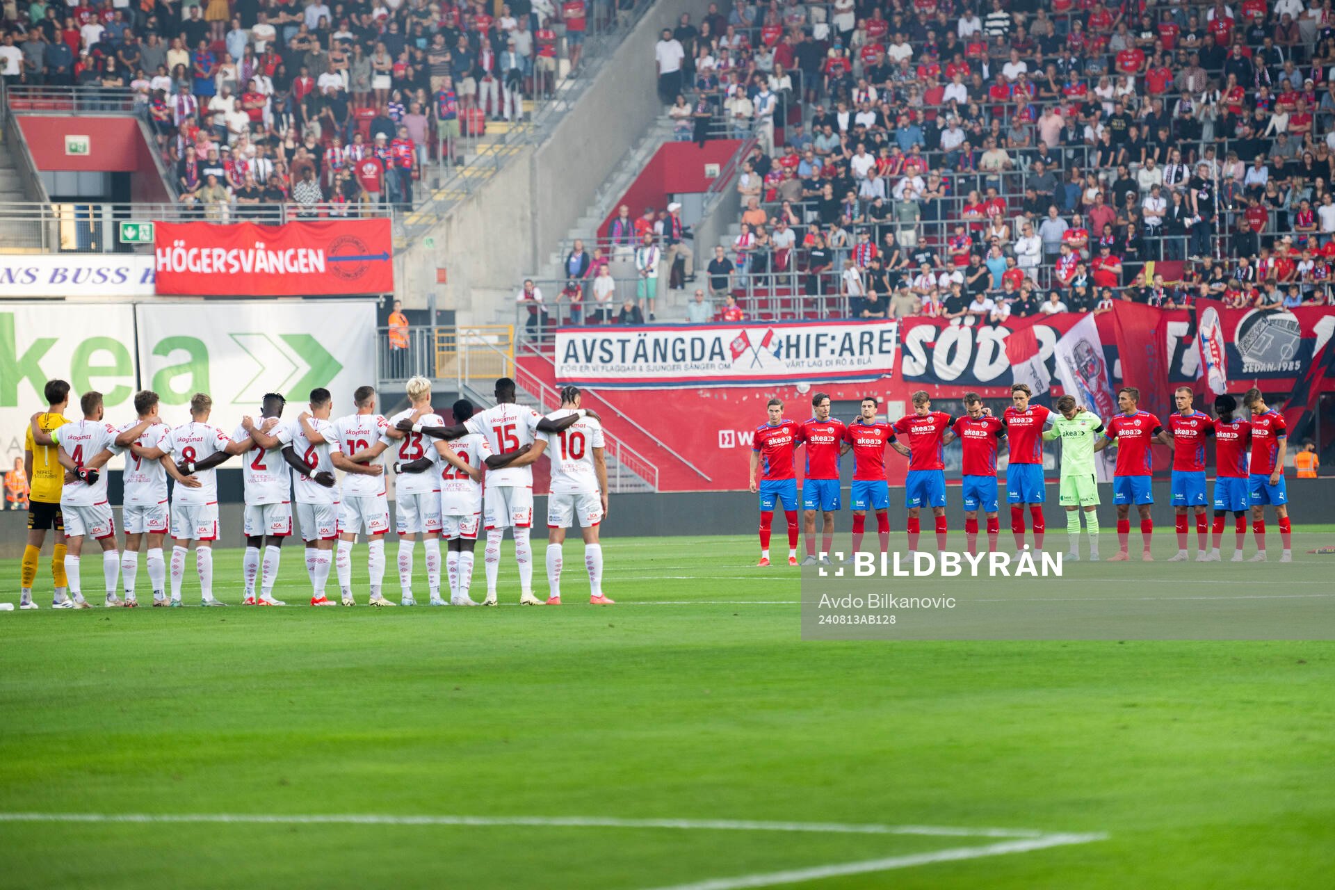 Helsingborgs supportrar hyllar minnet av tidigare
