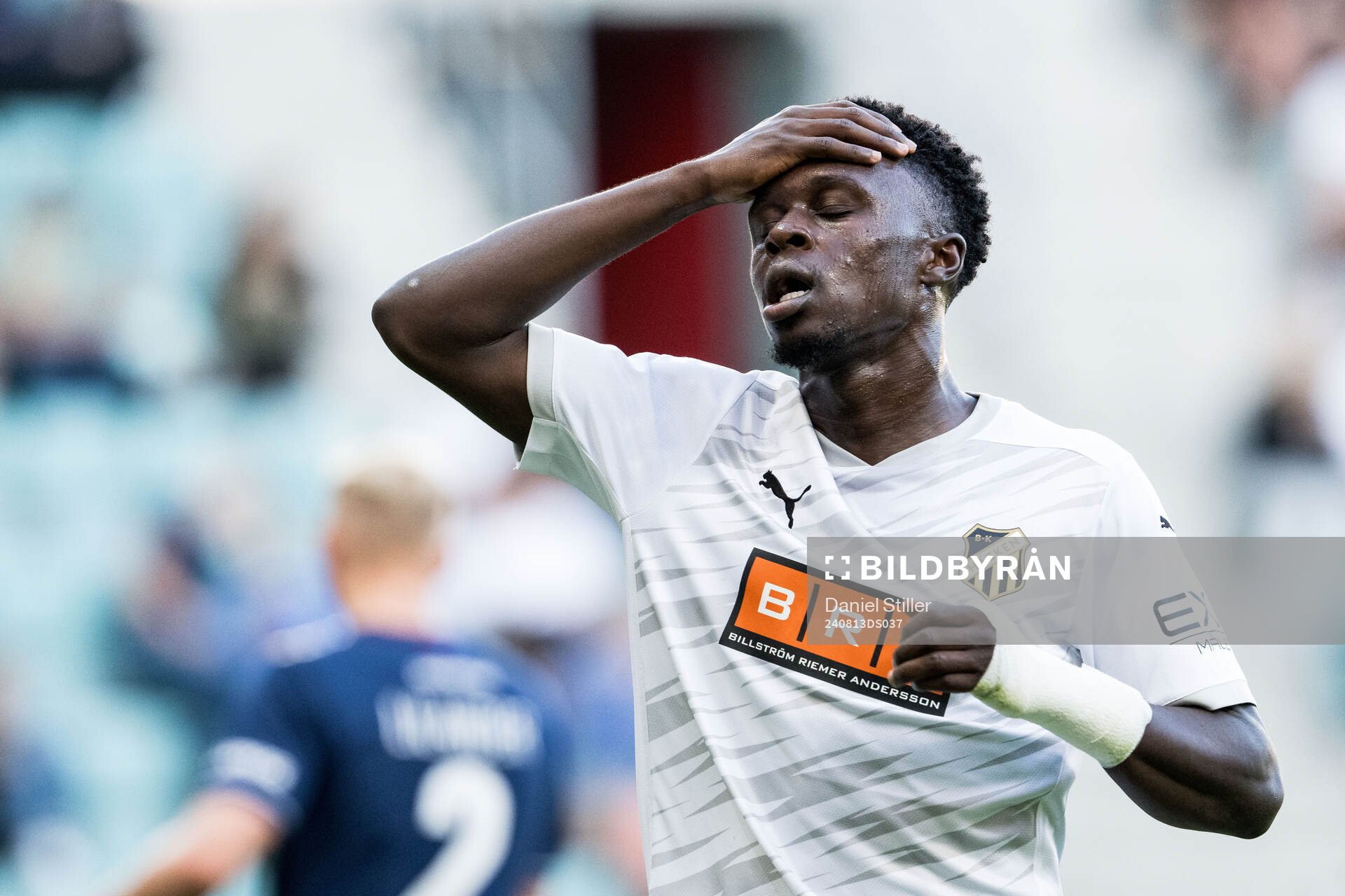 Zeidane Inoussa of Häcken looks dejected