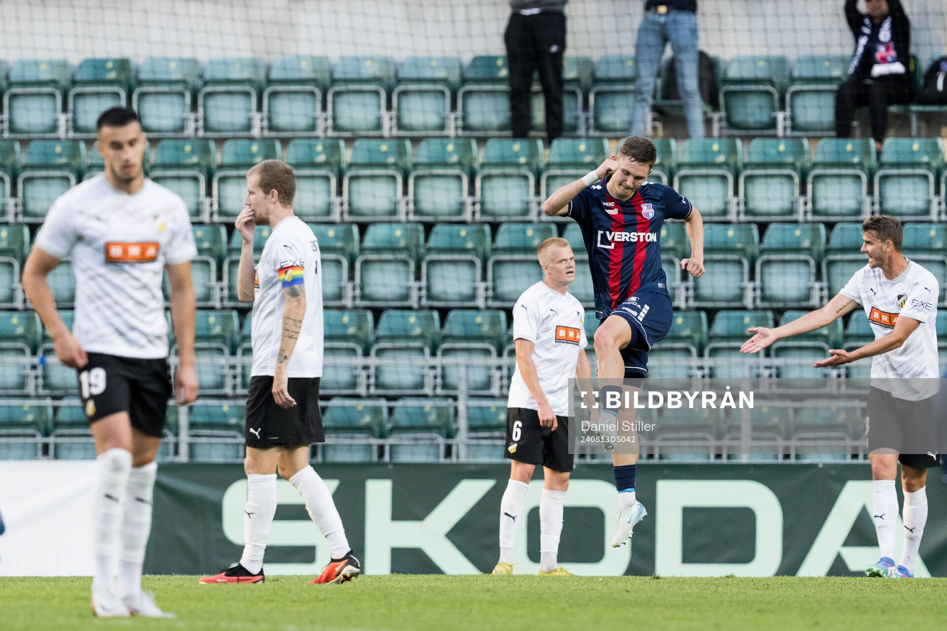 Robi Saarma of Paide Linnameeskond celebrates