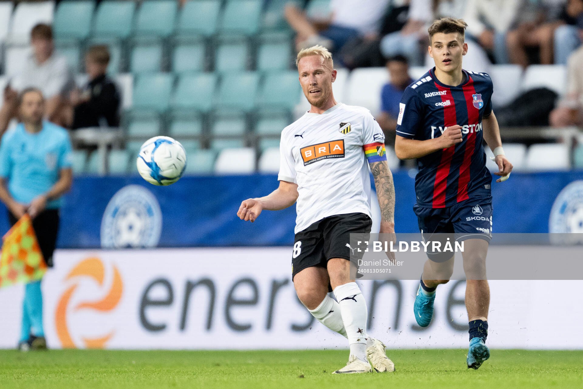 Mikkel Rygaard Jensen of Häcken and Patrik Kristal of
