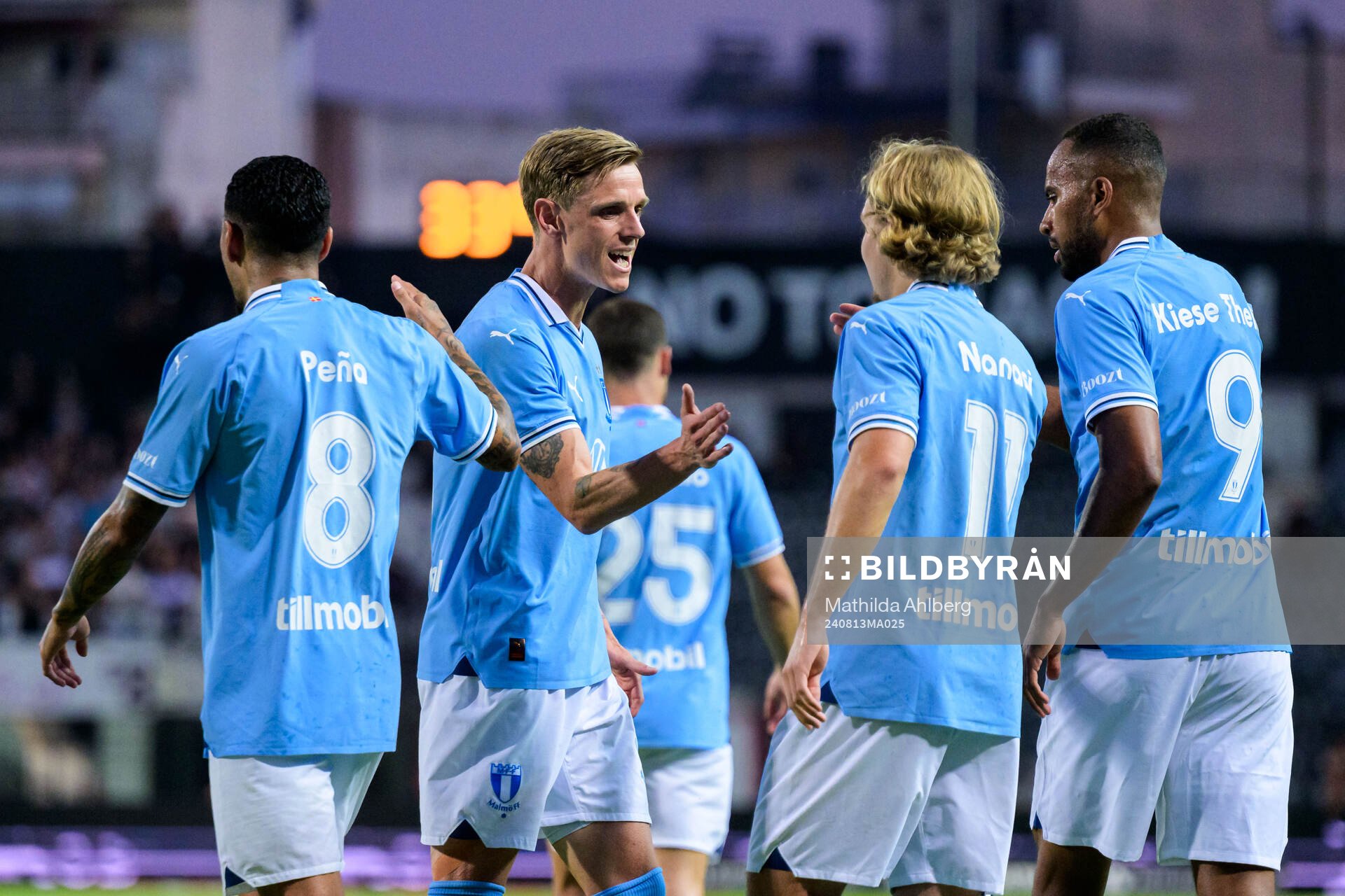 Søren Rieks and Sebastian Nanasi of Malmö FF celebrates