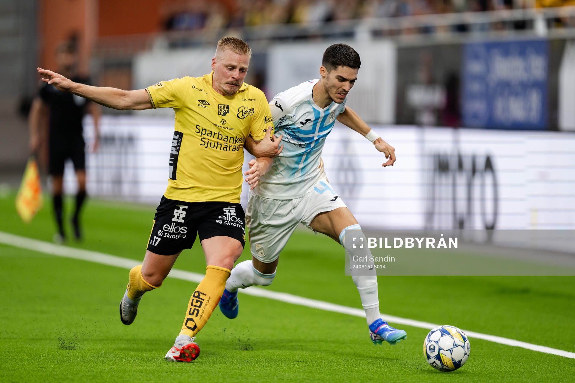 Per Frick of Elfsborg and Niko Jankovic of Rijeka