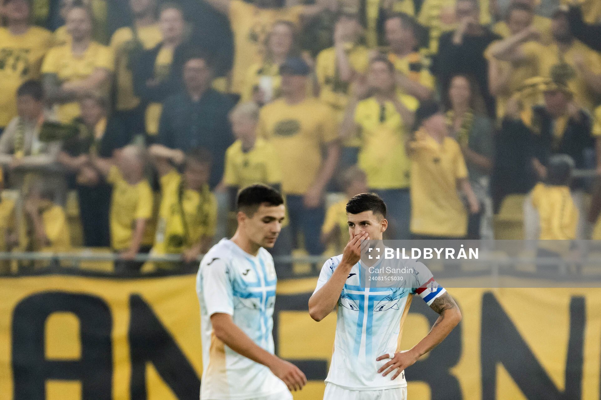 Niko Galesic of Rijeka looks dejected