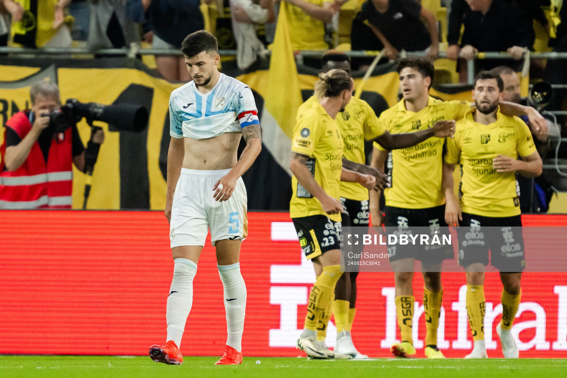 Niko Galesic of Rijeka looks dejected