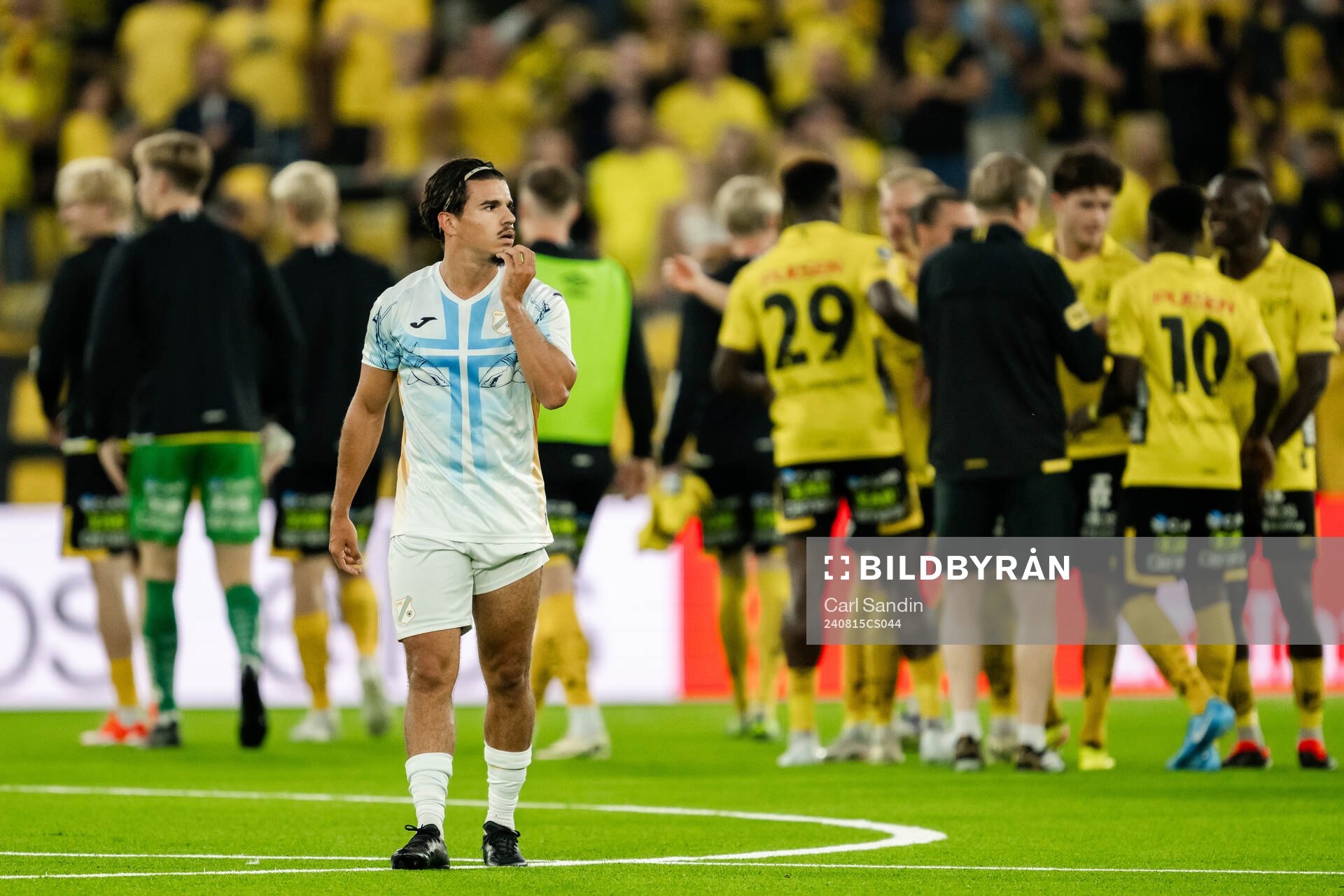 Nais Djouahra of Rijeka looks dejected