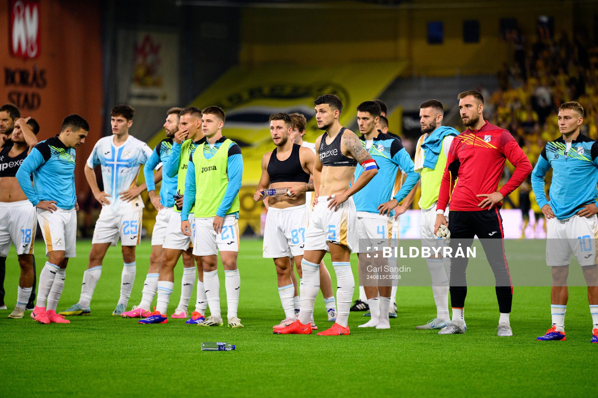 Marco Pasalic and Niko Galesic look dejected