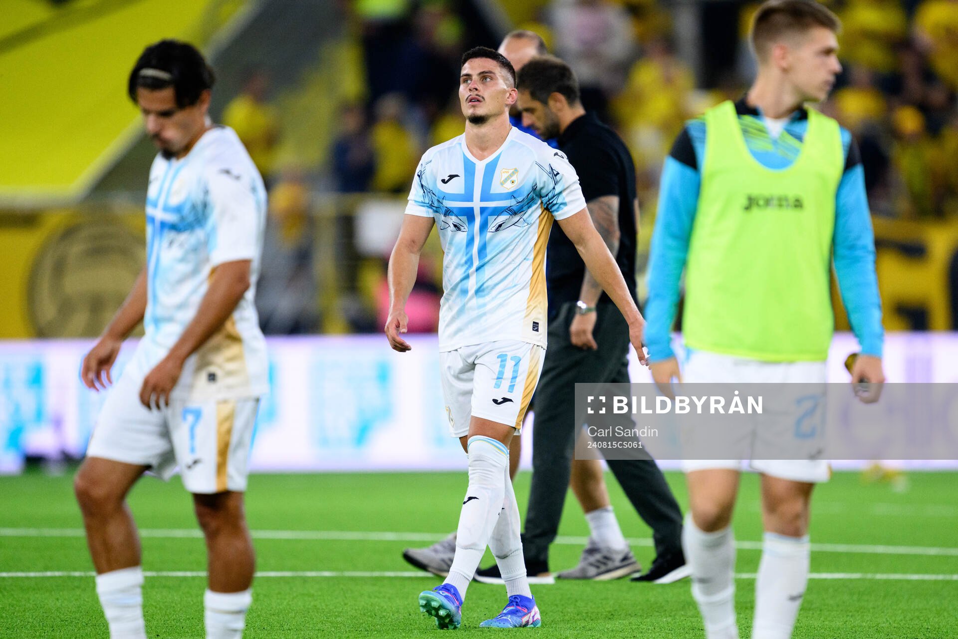 Franjo Ivanovic of Rijeka looks dejected