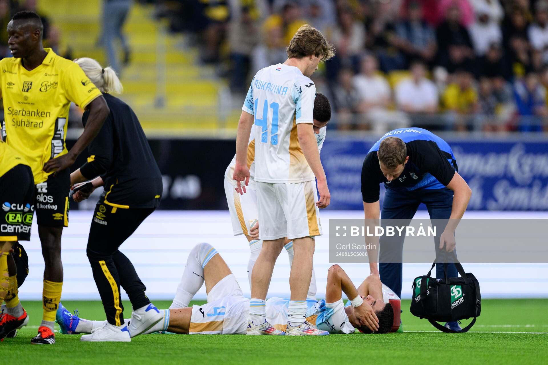 Niko Jankovic of Rijeka in pain