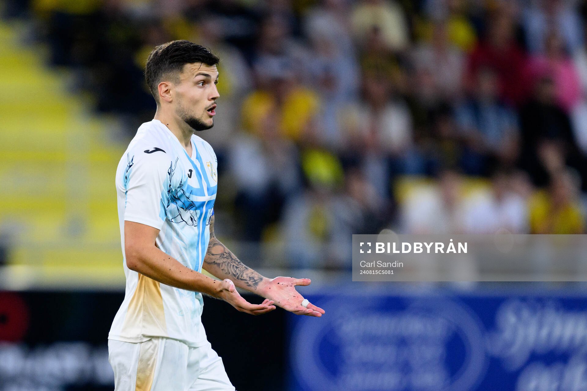 Niko Galesic of Rijeka reacts