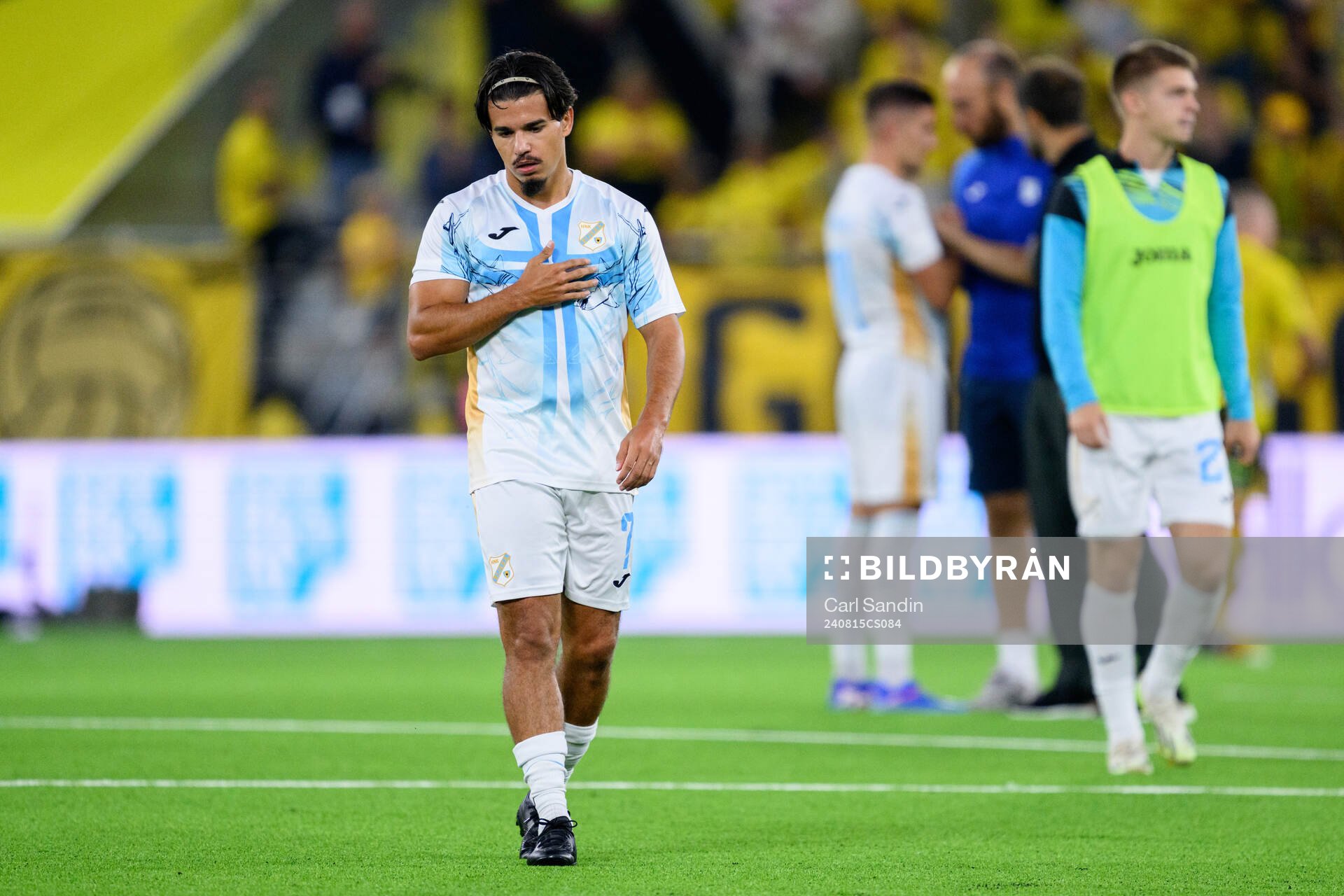 Nais Djouahra of Rijeka looks dejected