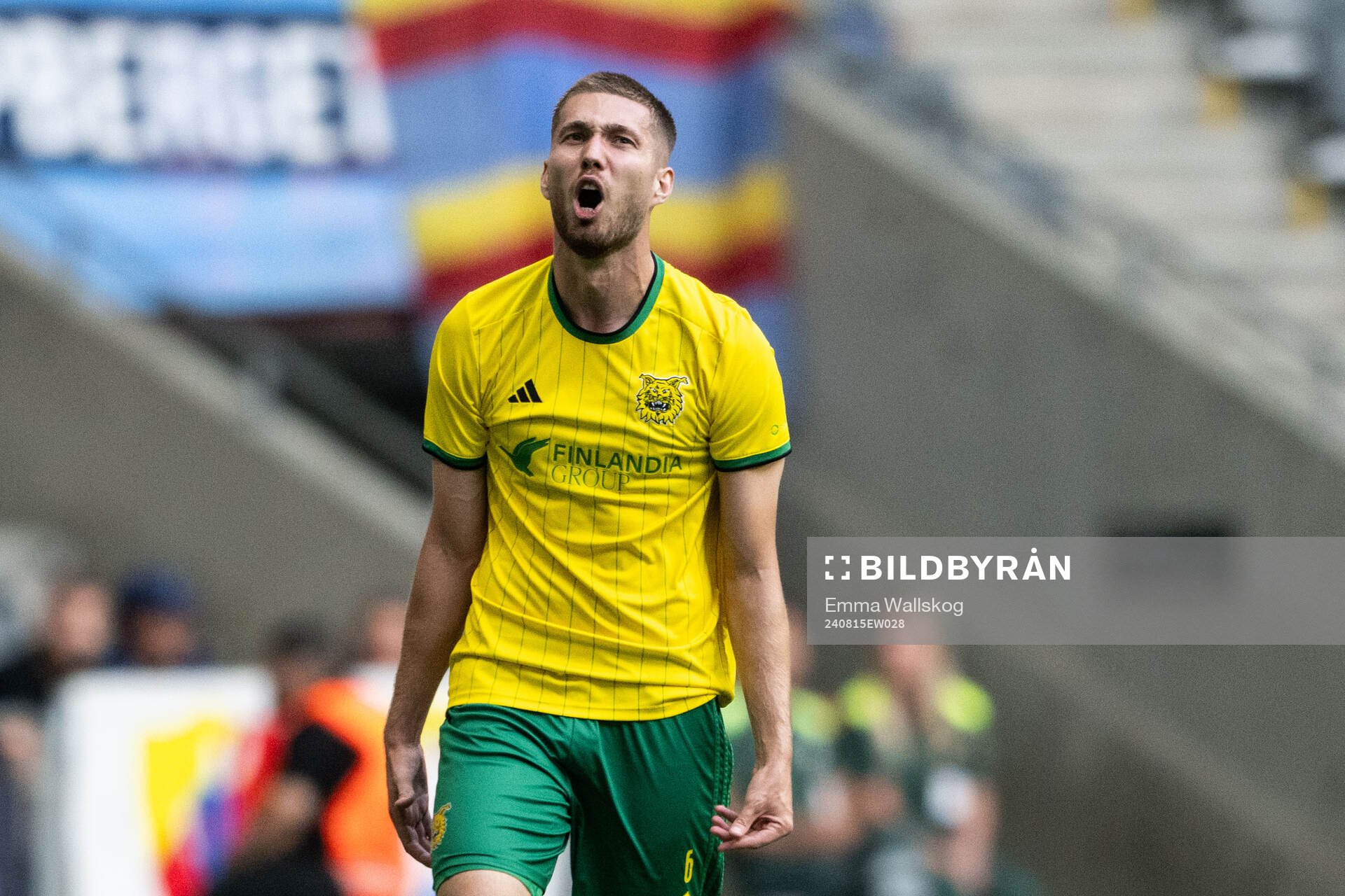Doni Arifi of Ilves reacts