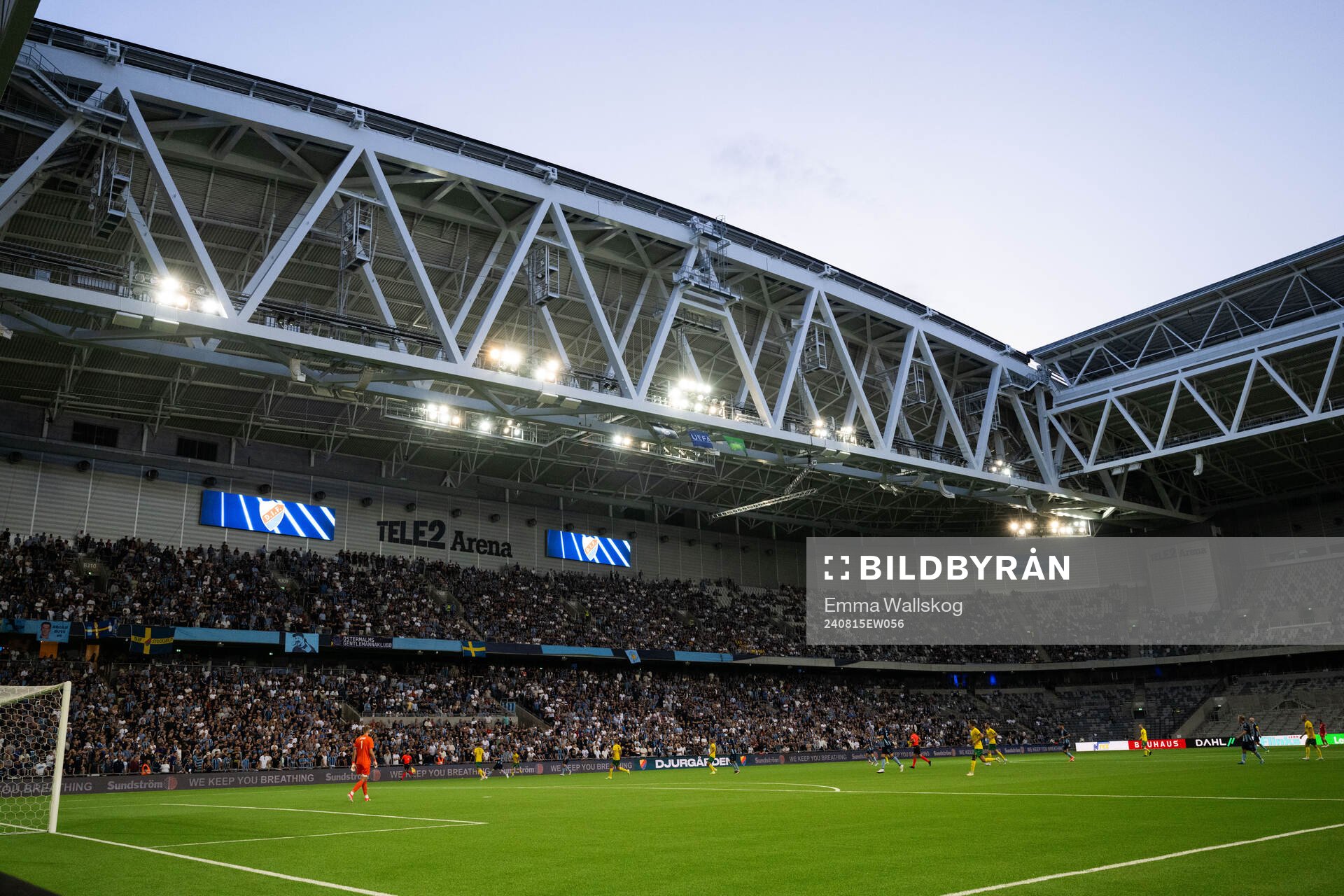 General view of Tele2 Arena