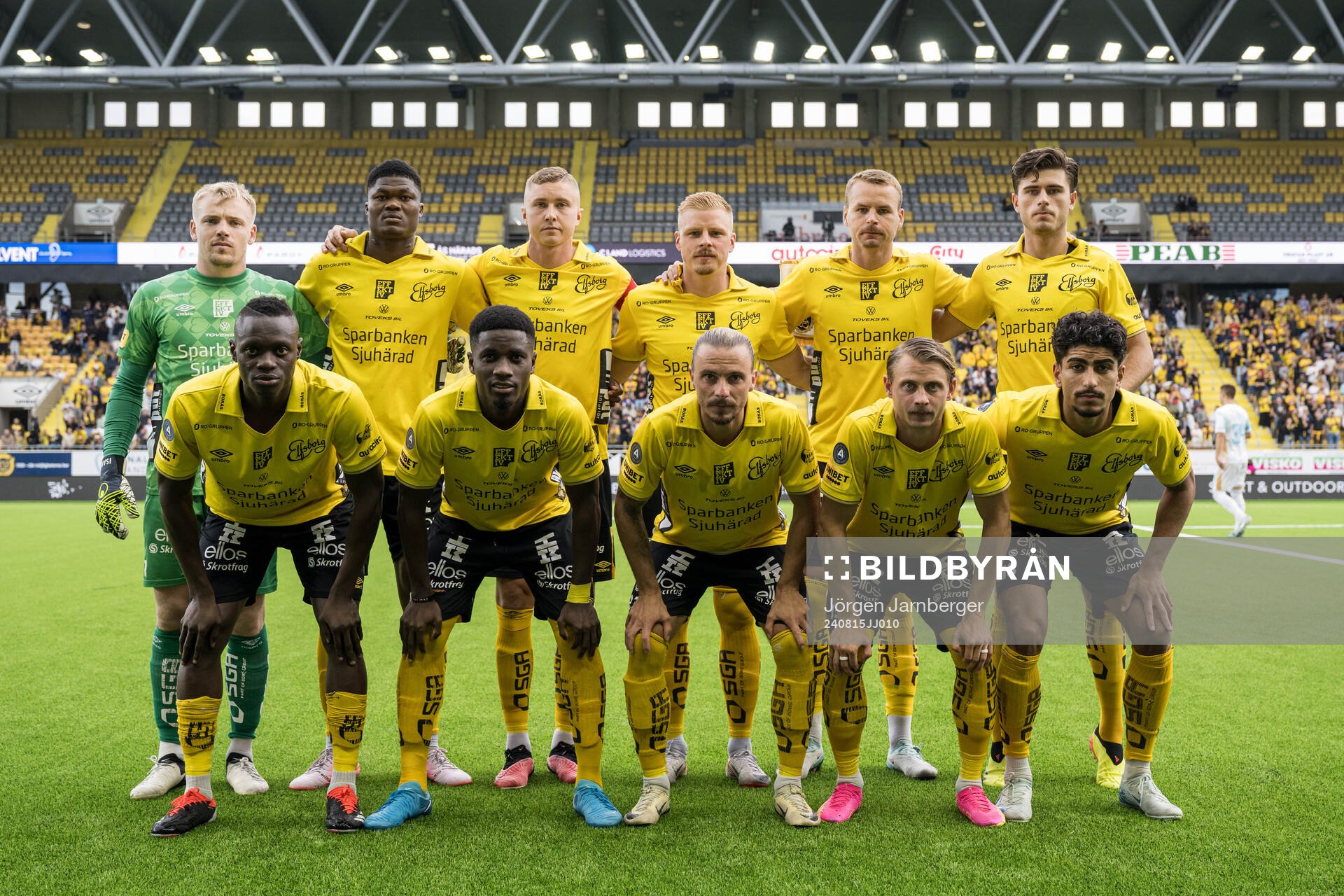 The starting eleven of Elfsborg