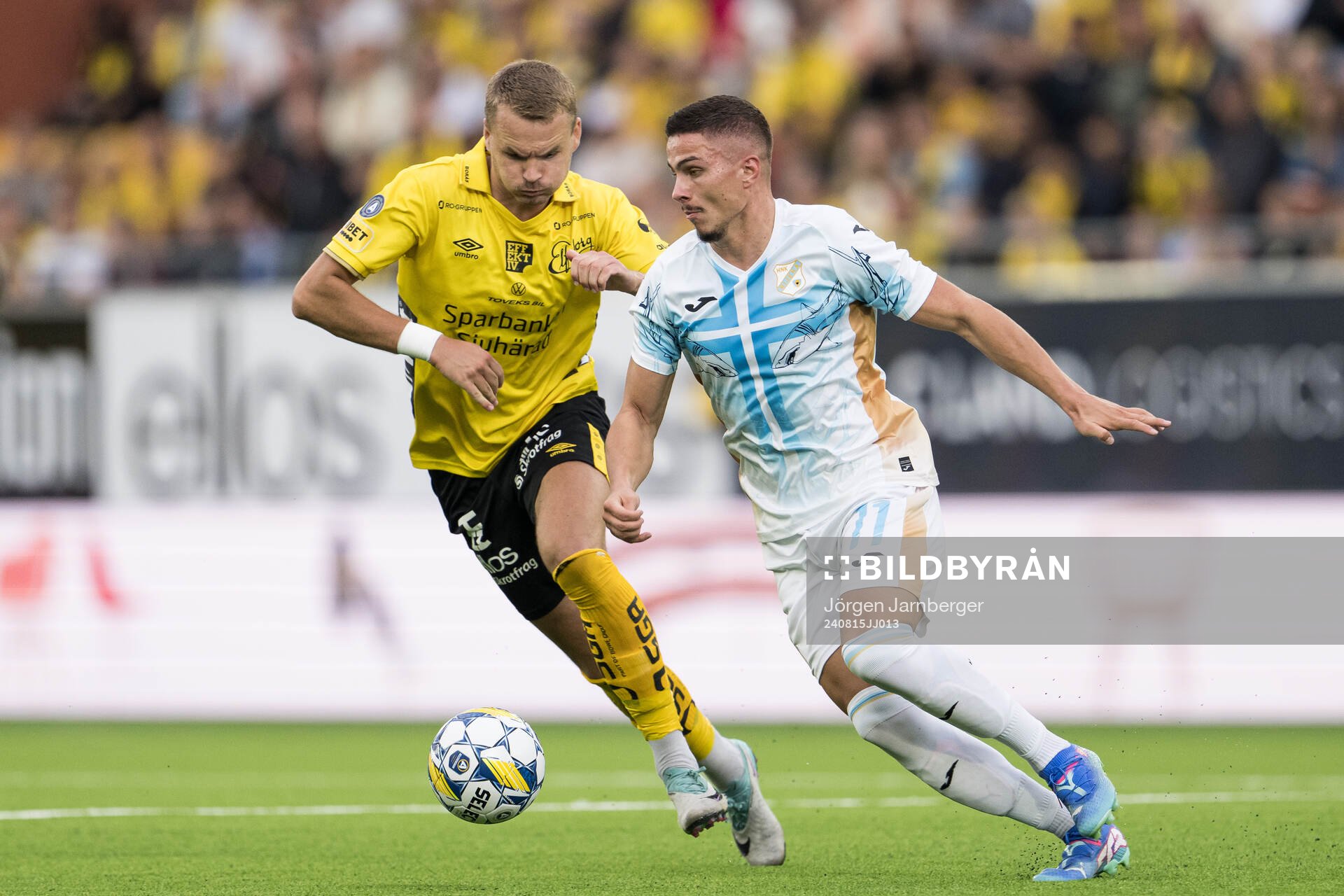 Gustav Henriksson of Elfsborg and Franjo Ivanovic of Rijeka