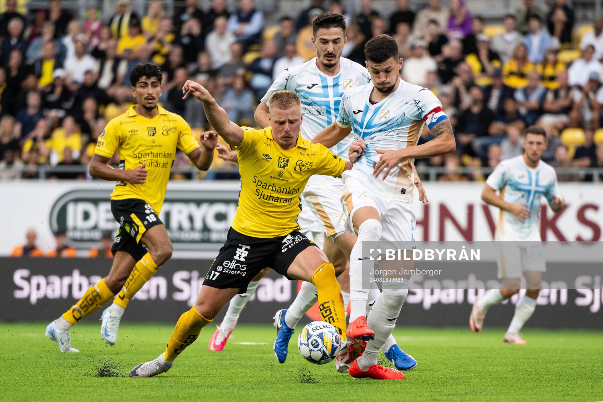 Per Frick of Elfsborg and Niko Jankovic of Rijeka