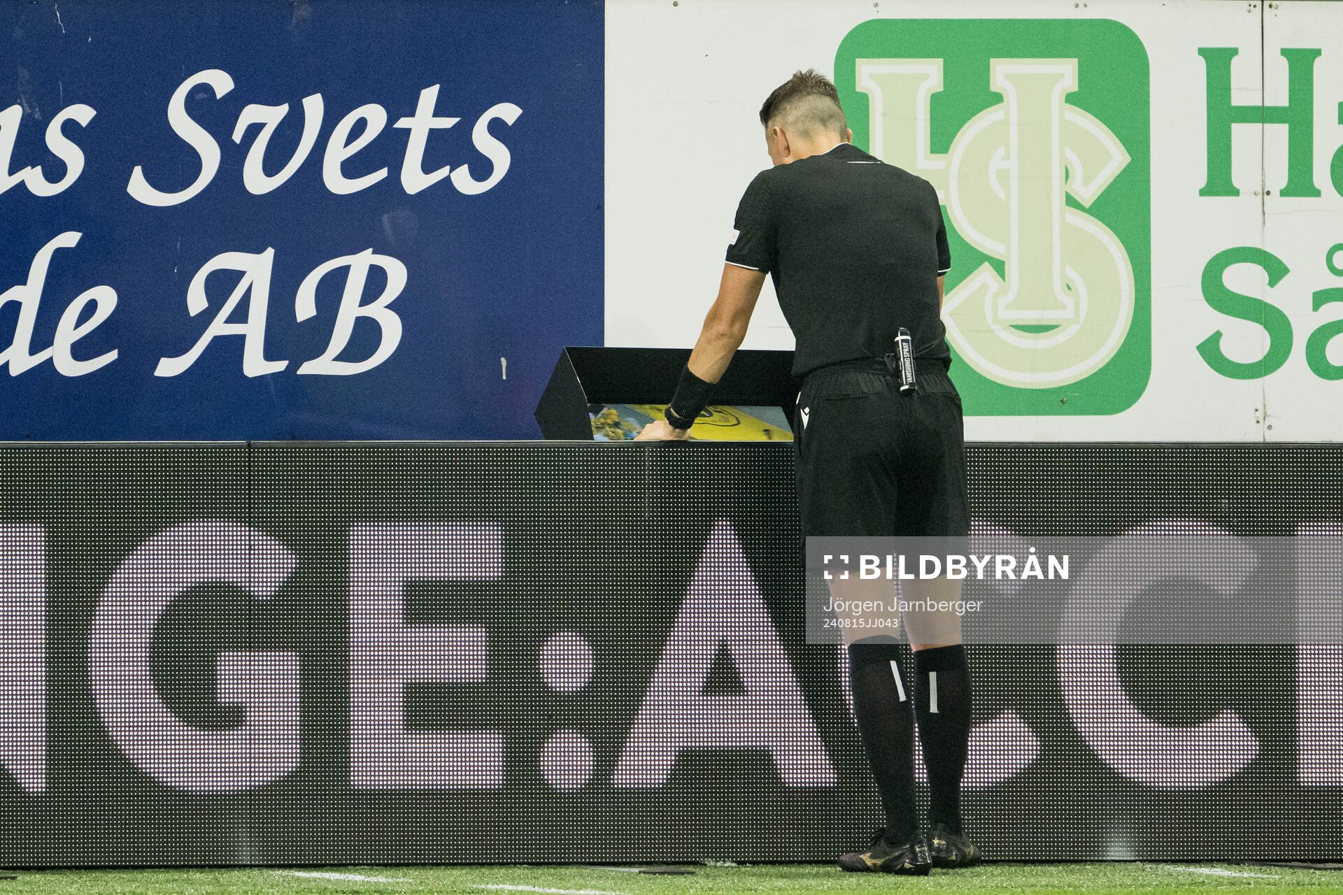 Referee with a VAR review
