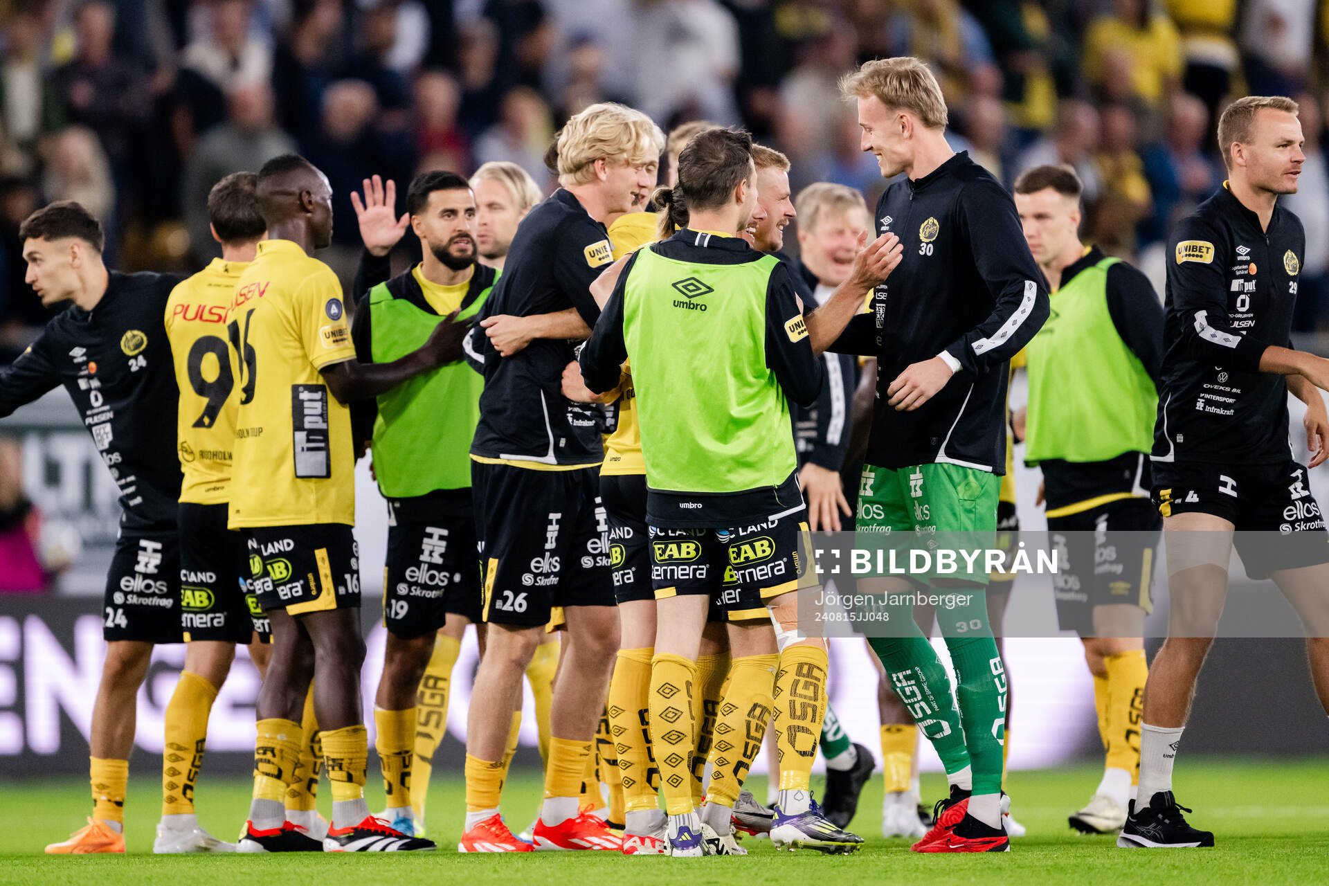 Players of Elfsborg celebrate