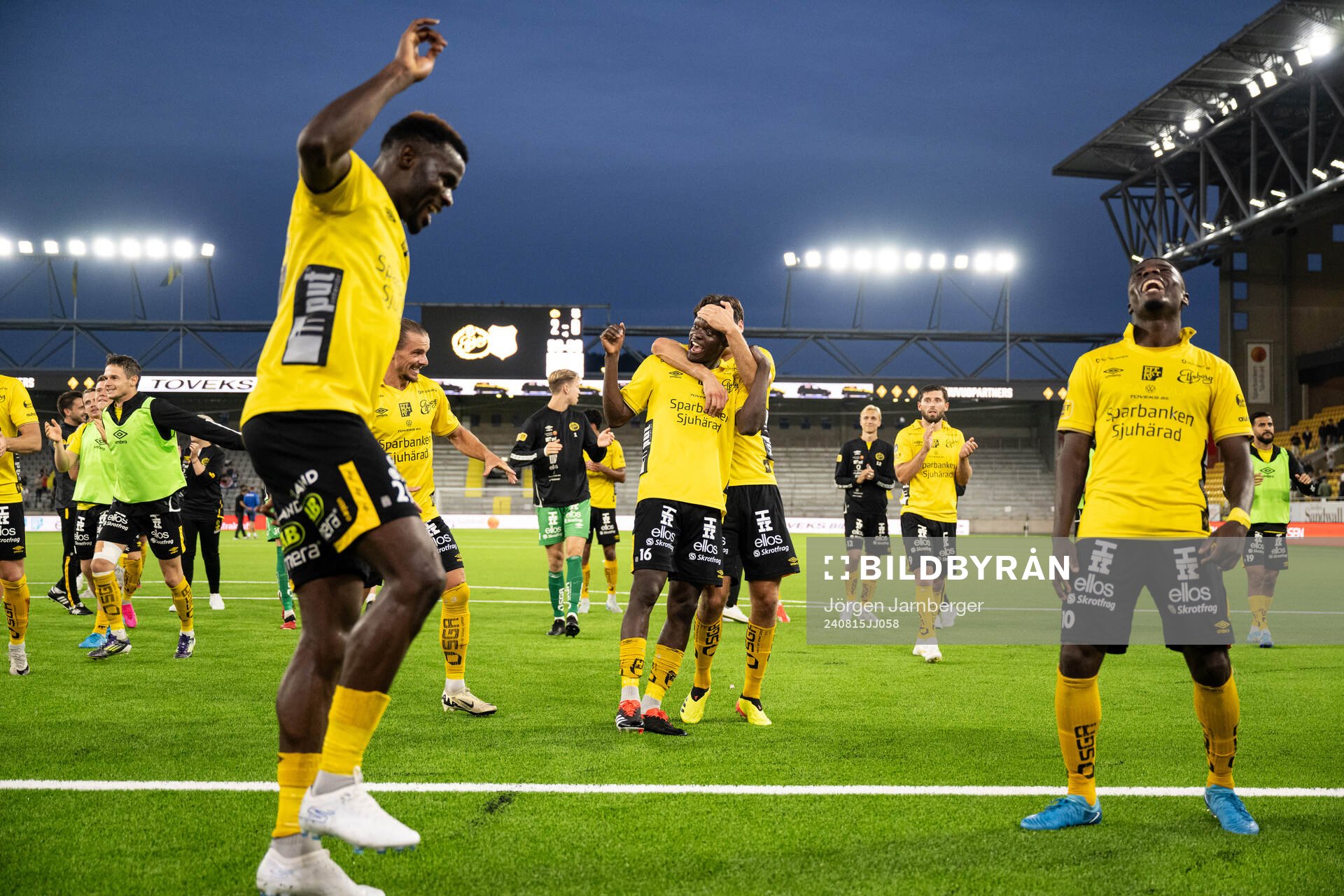 Players of Elfsborg celebrates