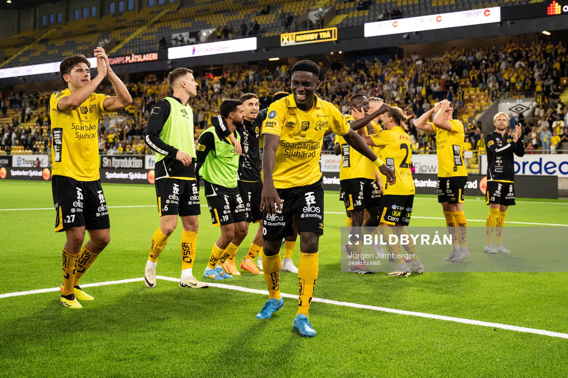 Players of Elfsborg celebrates