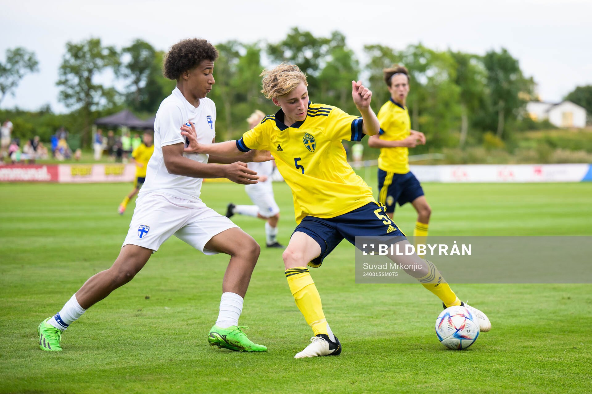 Finlands Jay De Nascimento och Sverige Hugo Lindskog
