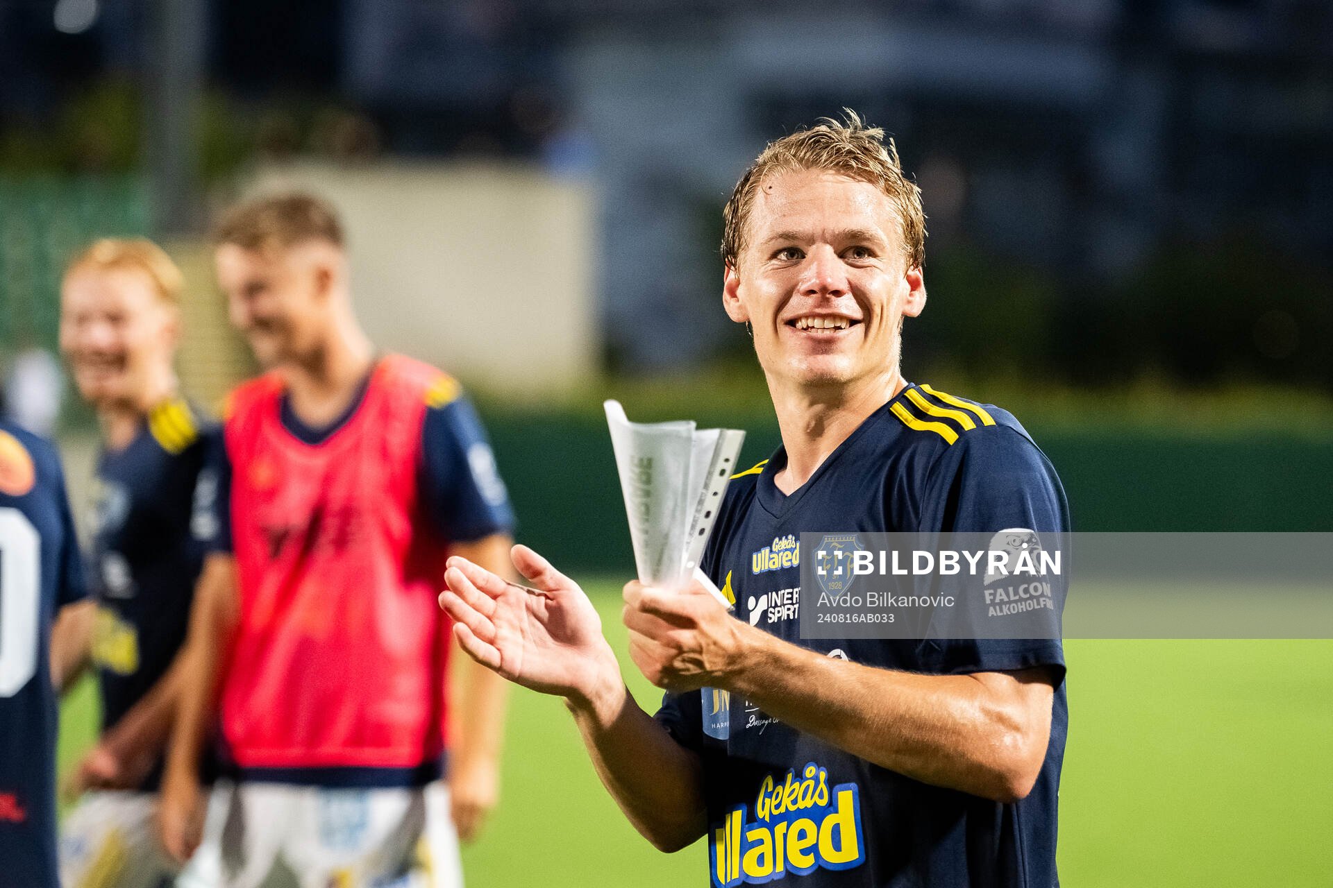 Falkenbergs FFs Melker Nilsson jublar