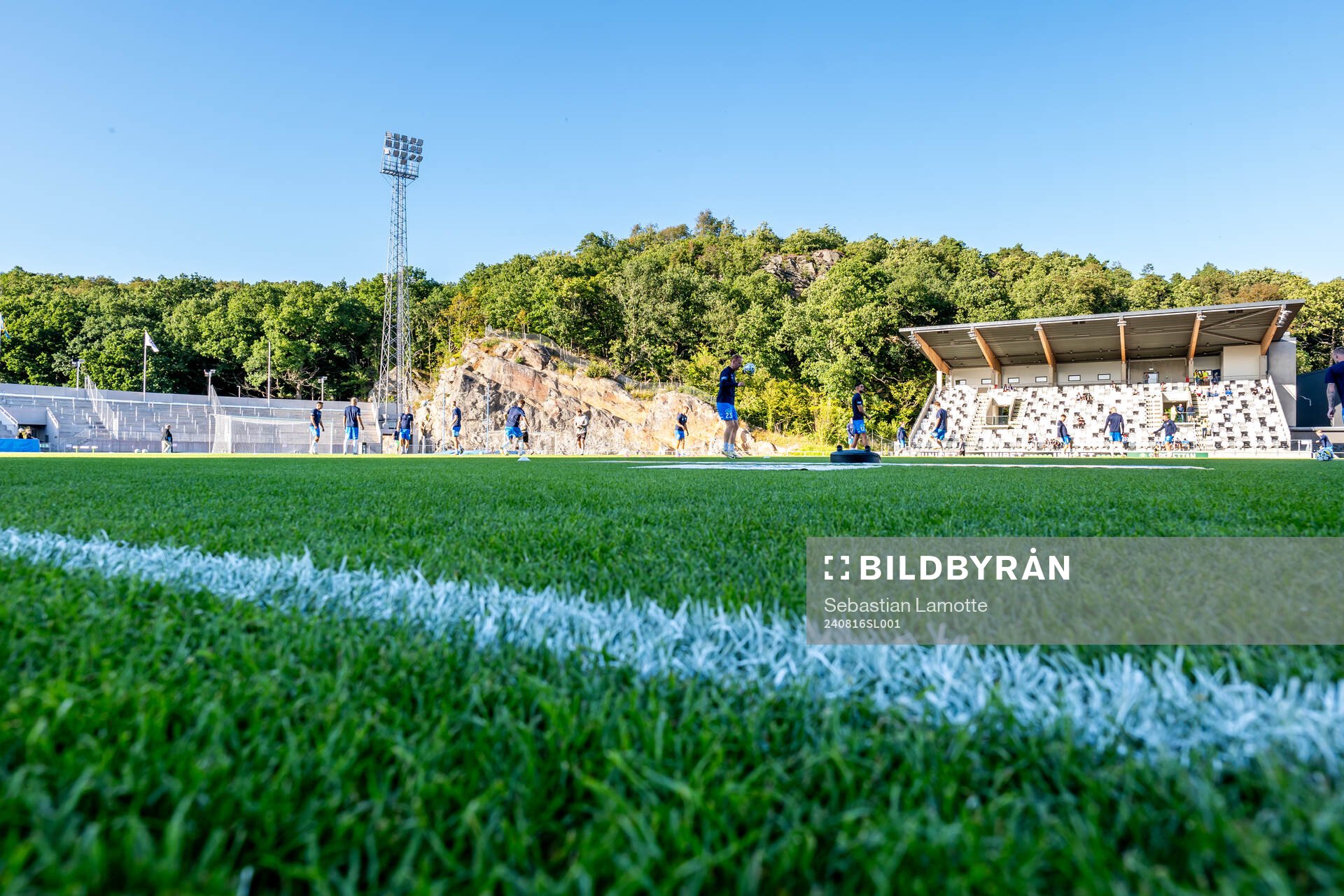 Oddevolds spelare värmer upp