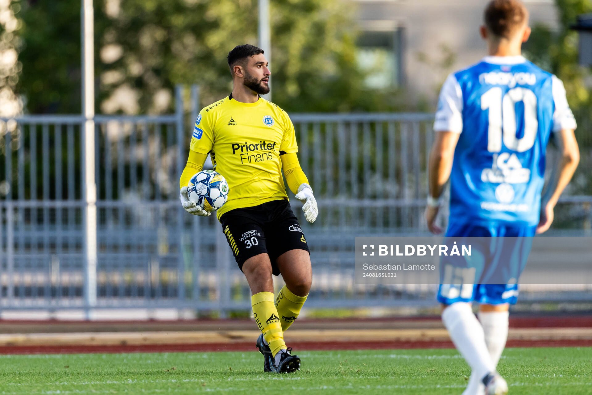 Utsiktens målvakt Elias Hadaya