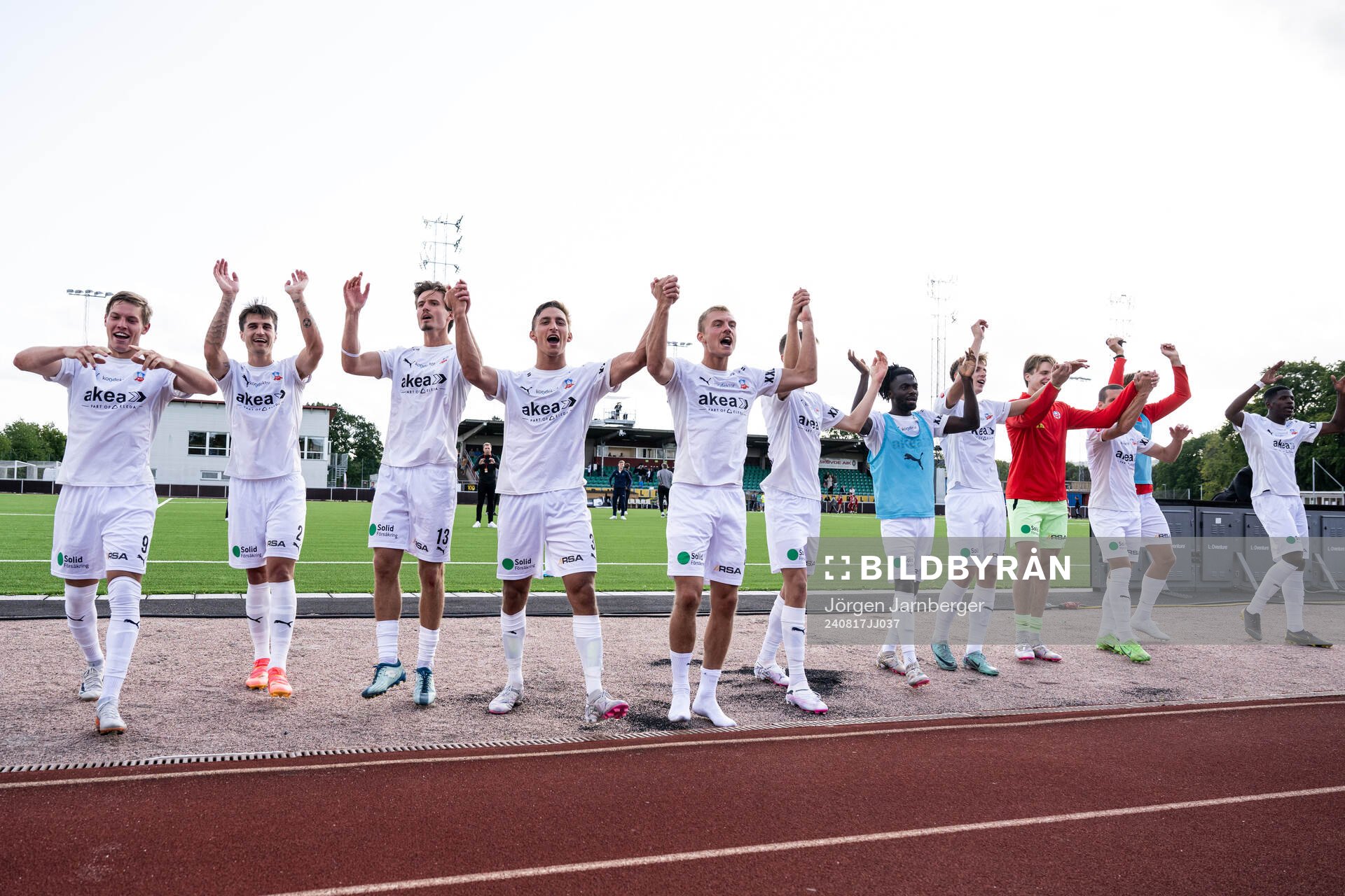 Helsingborgs spelare jublar