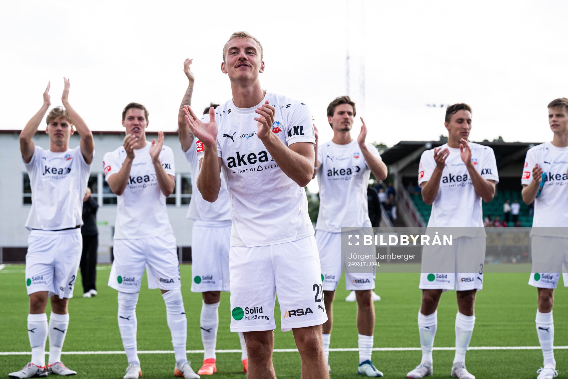 Helsingborgs Dennis Olsson jublar