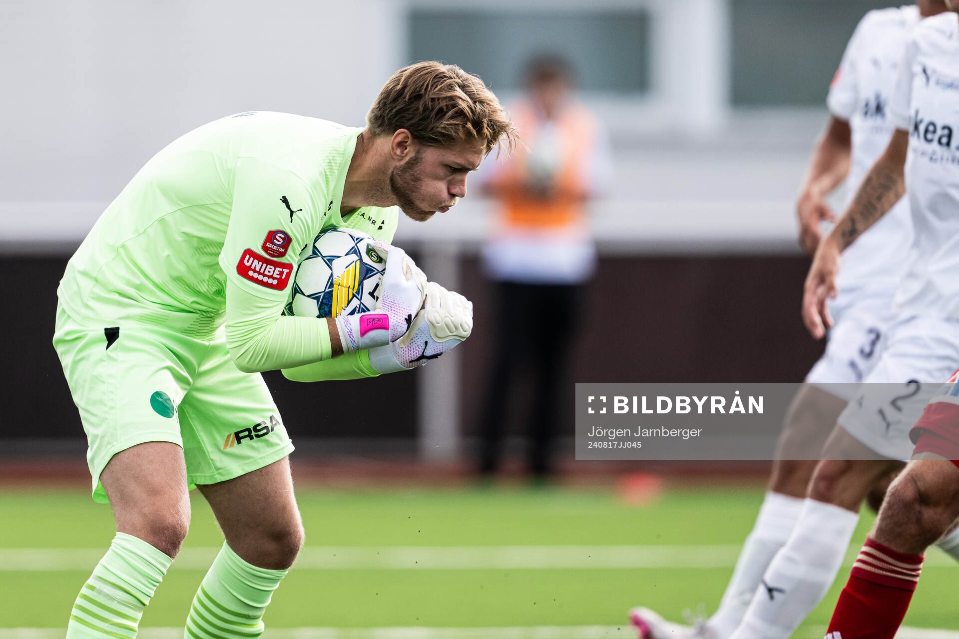 Helsingborgs målvakt Kalle Joelsson